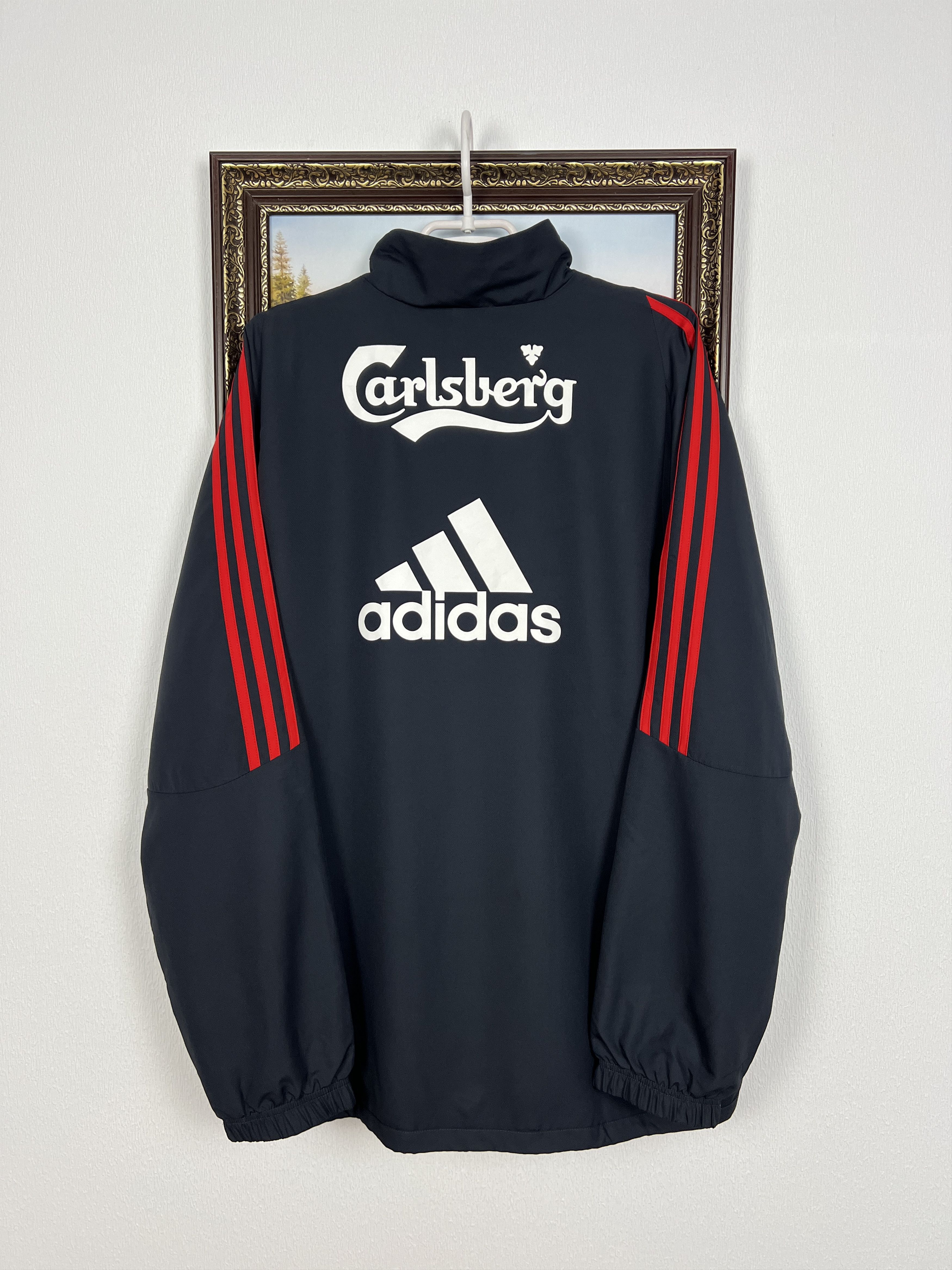 Adidas Vintage Adidas Liverpool Football Jacket Soccer Track Top Size US L / EU 52-54 / 3 - 12 Thumbnail
