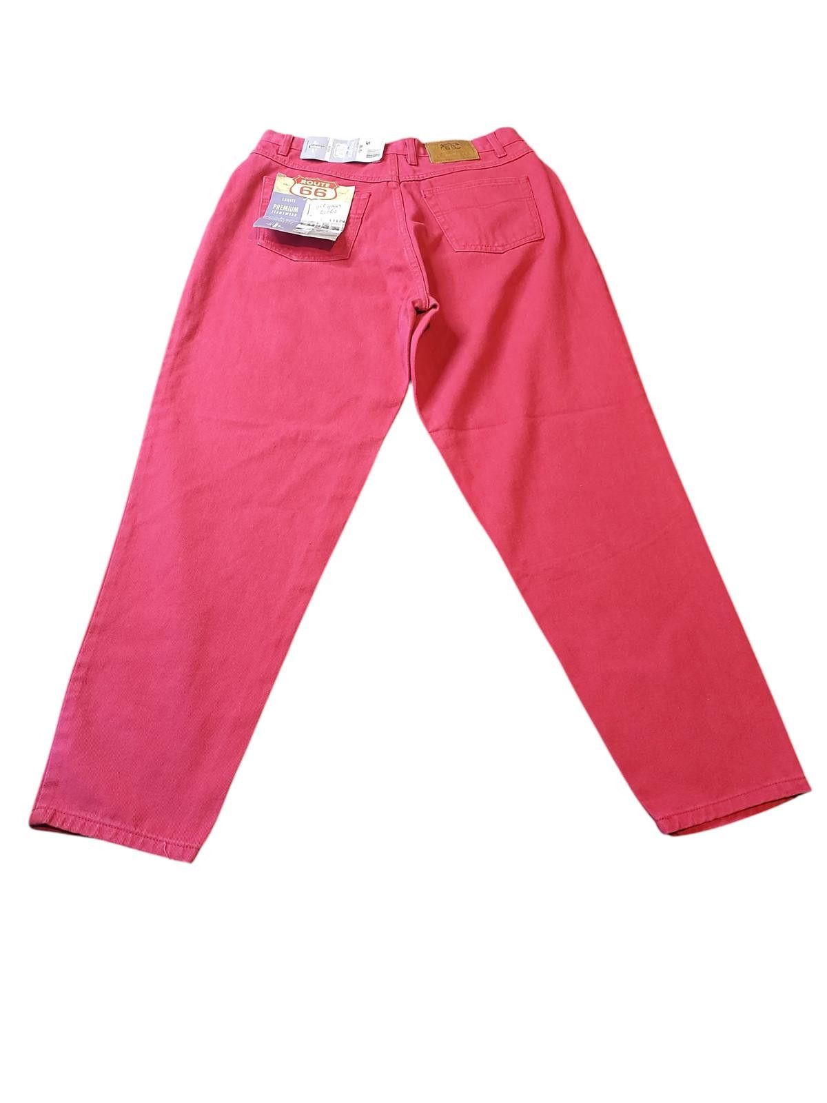 Route 66 Route 66 Red Casual Women's Pants Size 15/16 Size 38" / US 16 / IT 52 - 5 Thumbnail