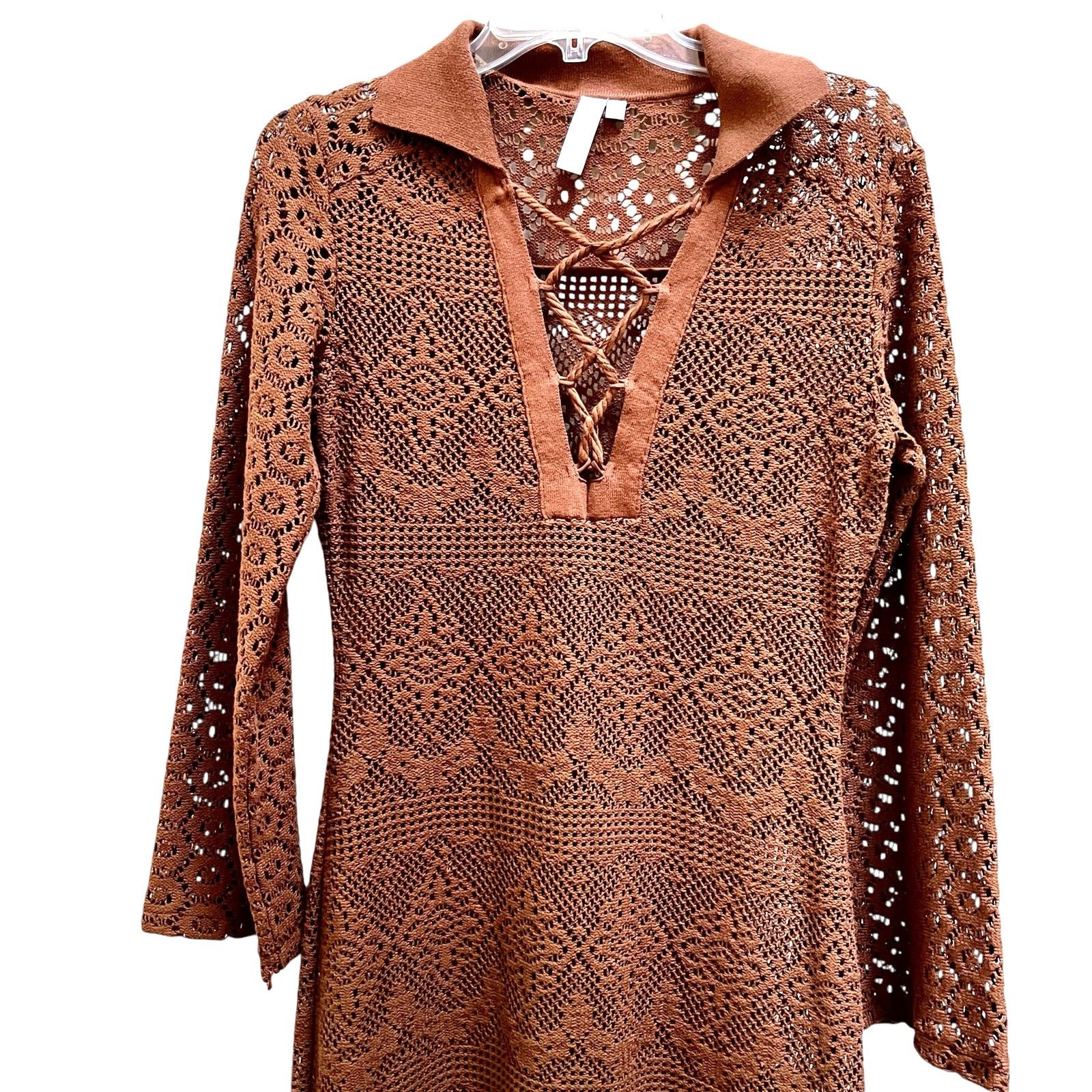Jonathan Simkhai Jonathan Simkhai Swim Zariah Crochet Coverup Maxi Dress Size S / US 4 / IT 40 - 12 Thumbnail