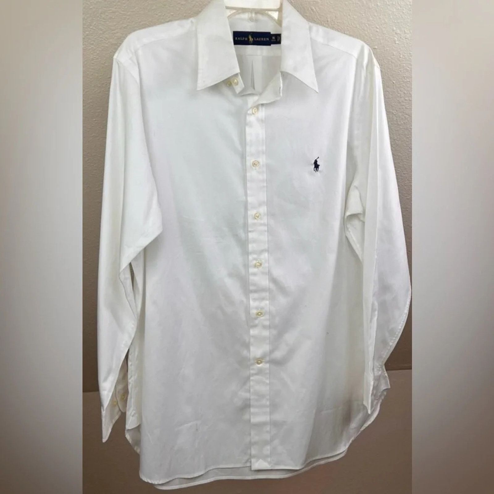 Ralph Lauren Black Label Ralph Lauren Classic Fit Black label long sleeve, 17 neck Size US XL / EU 56 / 4 - 1 Thumbnail