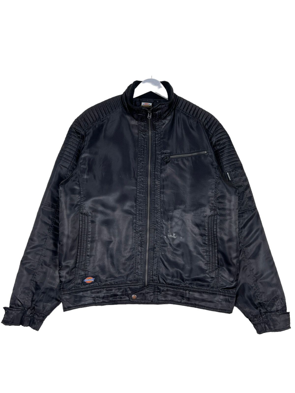 Dickies 🔥 DIEKIES BLACK MOTO JACKET Size US L / EU 52-54 / 3 - 2 Thumbnail