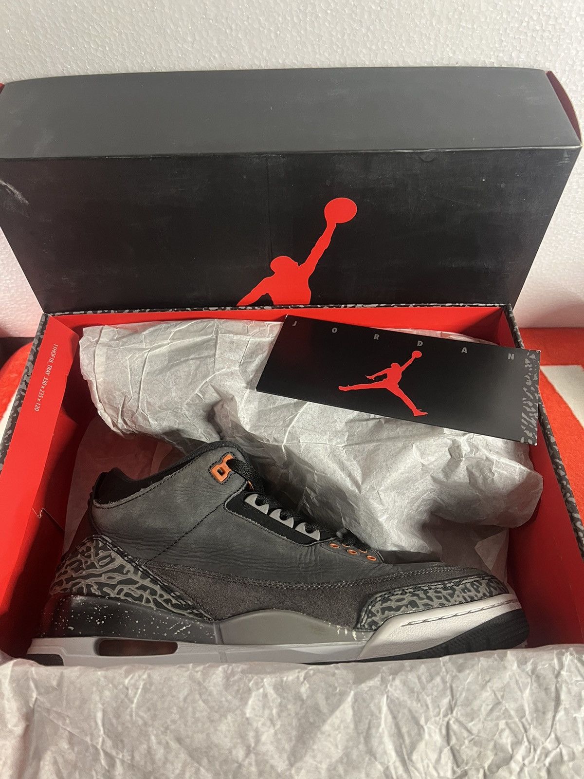 Jordan Brand Air Jordan 3 Retro “Fear” 2013 Size US 9.5 / EU 42-43 - 1 Thumbnail