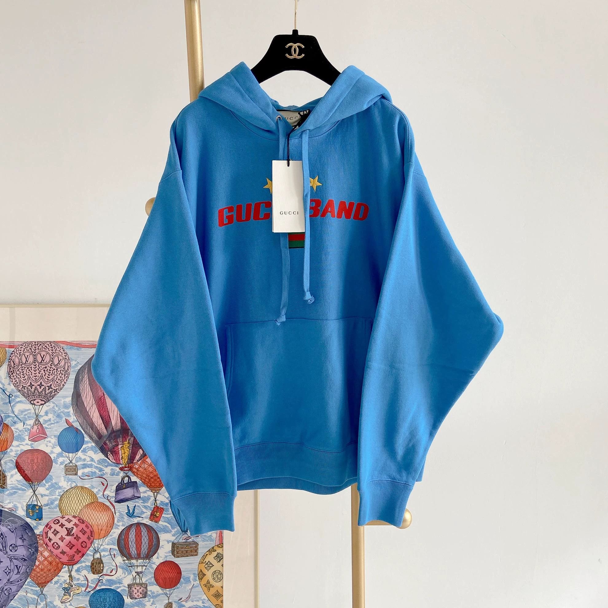 Gucci Gucci Blue Hoodie M with Tags Size US M / EU 48-50 / 2 - 1 Thumbnail