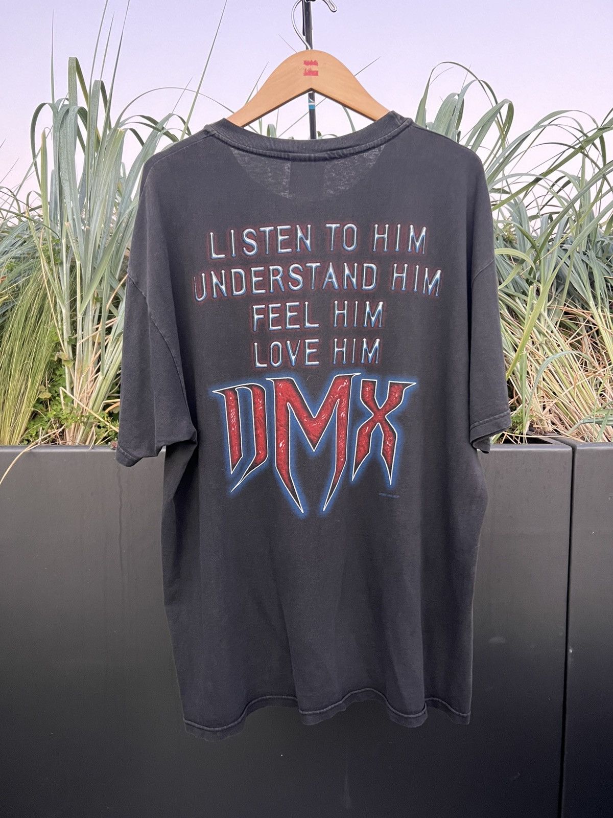 Rap Tees × Vintage Vintage 90s DMX Dark & Hell Is Hot Promo T Shirt 1999 Rap Size US XL / EU 56 / 4 - 4 Thumbnail