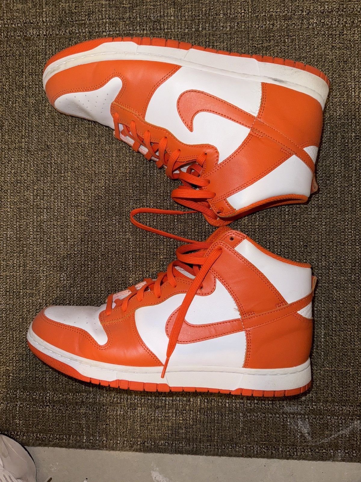 image of Nike Dunk High - Syracuse Shoes in Orange, Men's (Size 11.5)