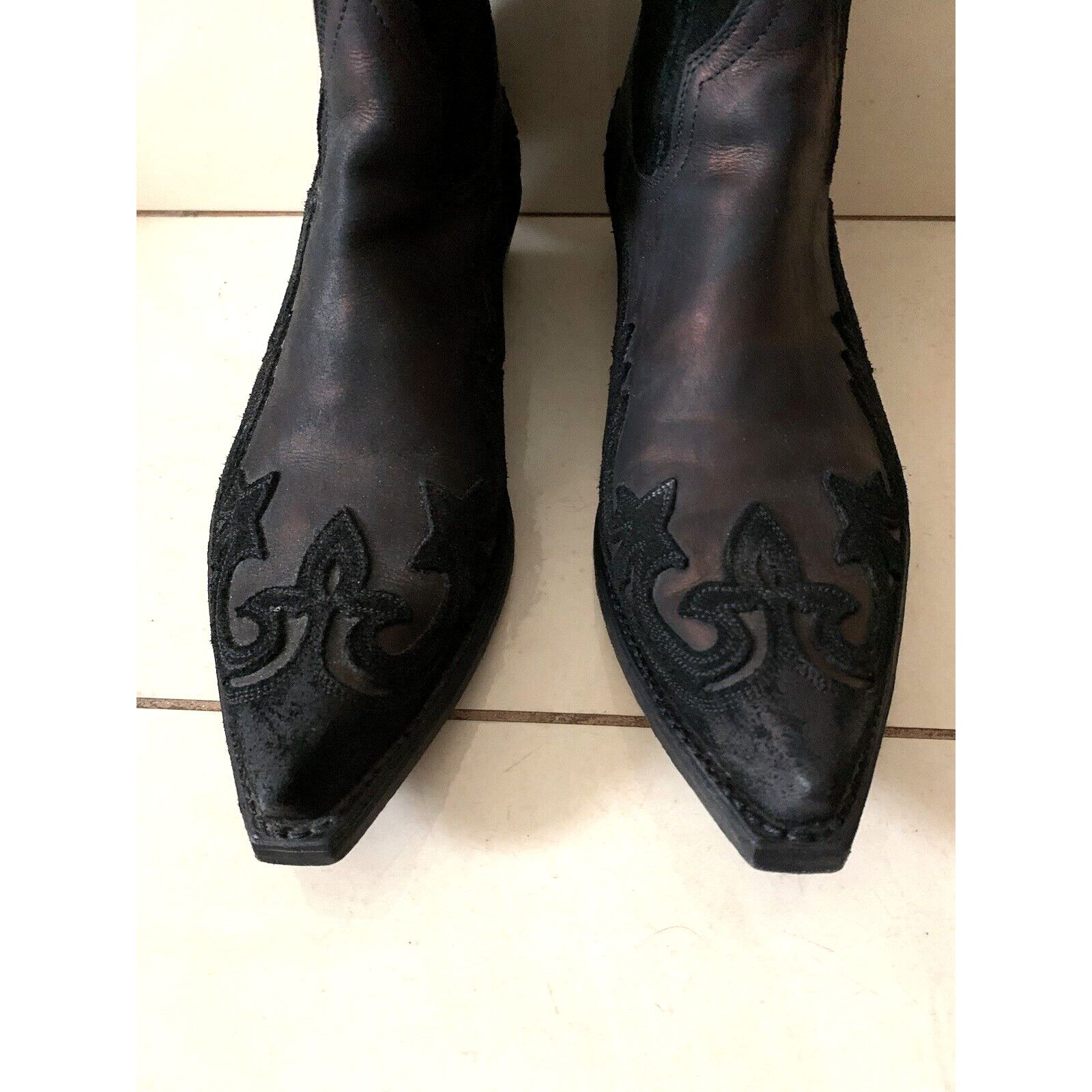 Sendra Men's SENDRA Cowboy Leather Boots Bronze EU 45 UK 10 US 10.5 Size US 10.5 / EU 43-44 - 4 Thumbnail