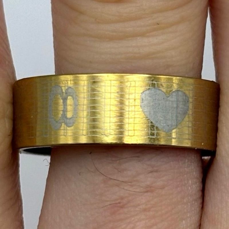 Other Gold Heart & Infinity Ring Size ONE SIZE - 2 Thumbnail