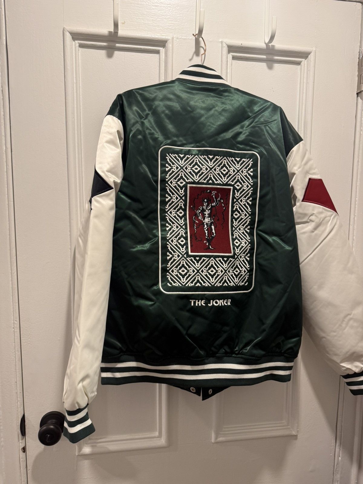 DC Comics Kith x Batman Joker Satin Bomber Jacket Size US L / EU 52-54 / 3 - 6 Thumbnail