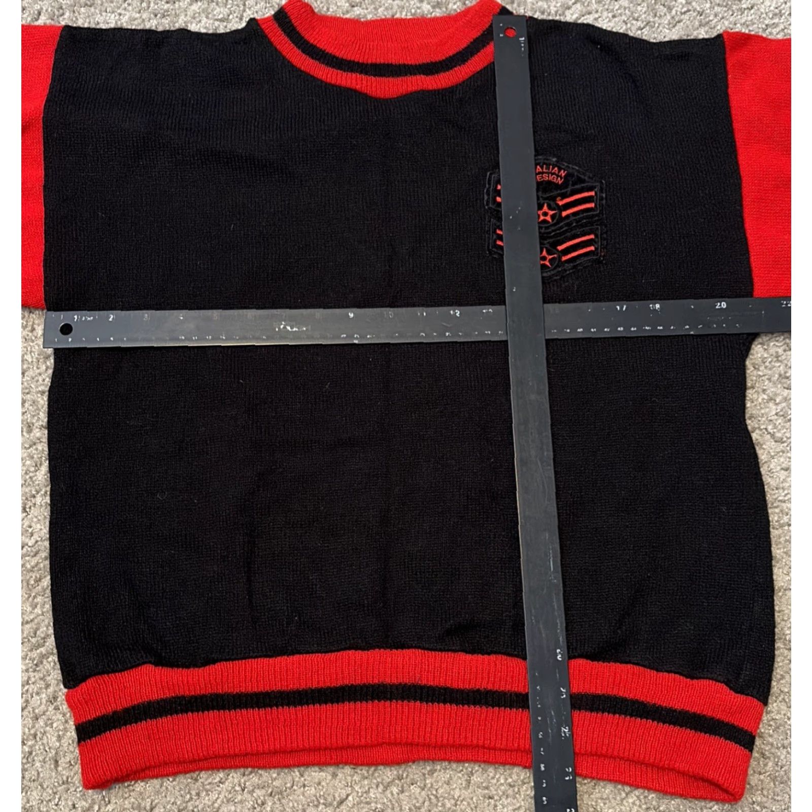 Vintage VINTAGE Body Body Sweater Women Medium Black Knit Acrylic Italian Design Pullover Old? Size M / US 6-8 / IT 42-44 - 5 Thumbnail