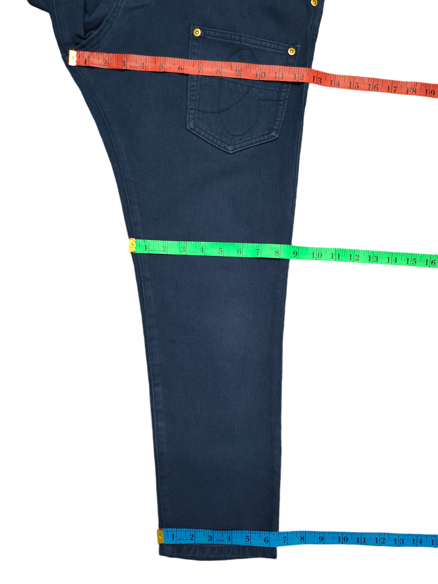 Issey Miyake Mercibeaucoup Issey Miyake Drop Crotch Reverse Denim Pants Size US 29 - 8 Thumbnail
