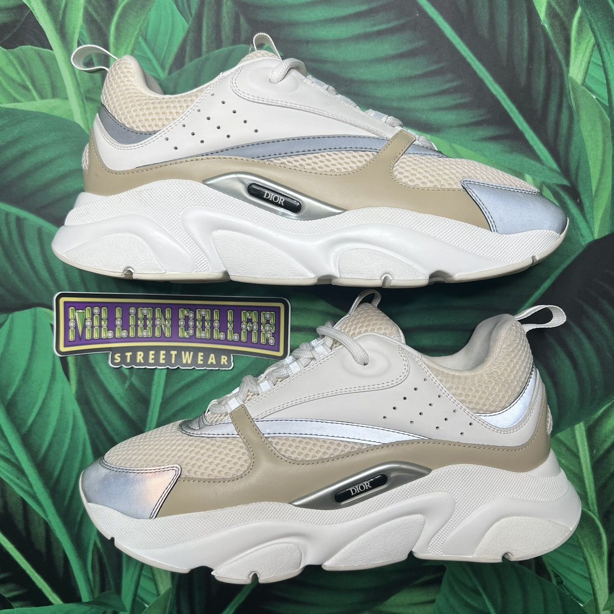 image of Christian Dior Monsieur x Dior B22 Reflective Sneaker ‘Beige White’ Sz- 9M/42Eu, Men's