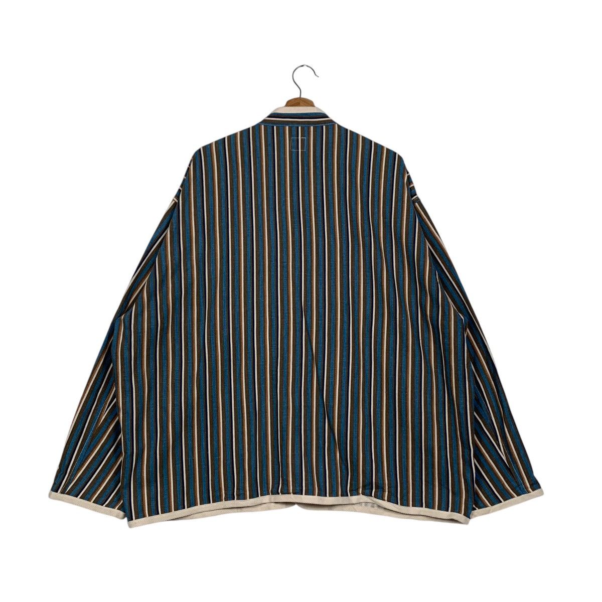Vintage ☀️Nice design Army Twill stripe sanforized button jacket Size US L / EU 52-54 / 3 - 2 Thumbnail