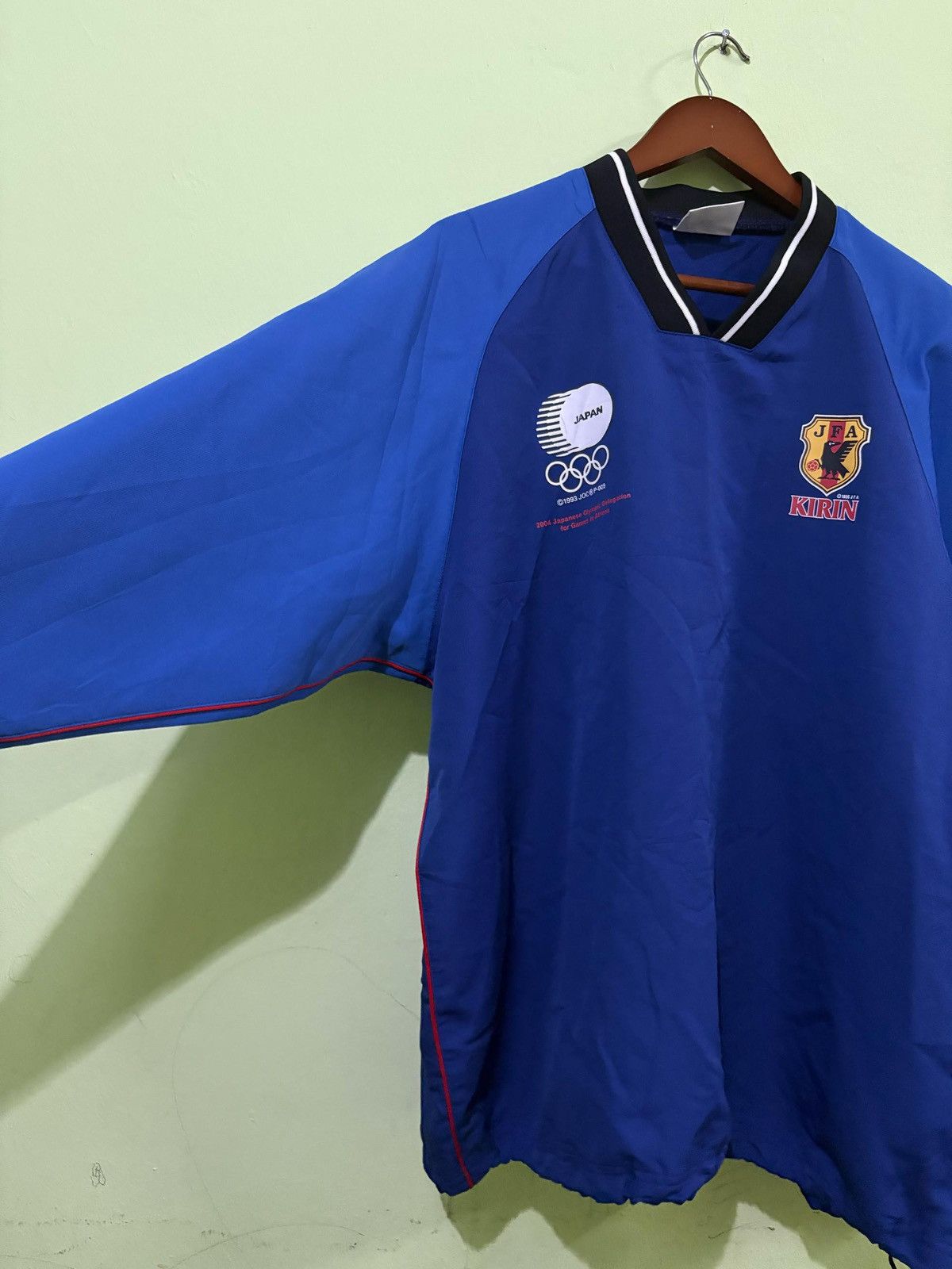 Other VTG Japan JFA Olympics Athens Football Long Sleeve Shirt Size US L / EU 52-54 / 3 - 2 Thumbnail