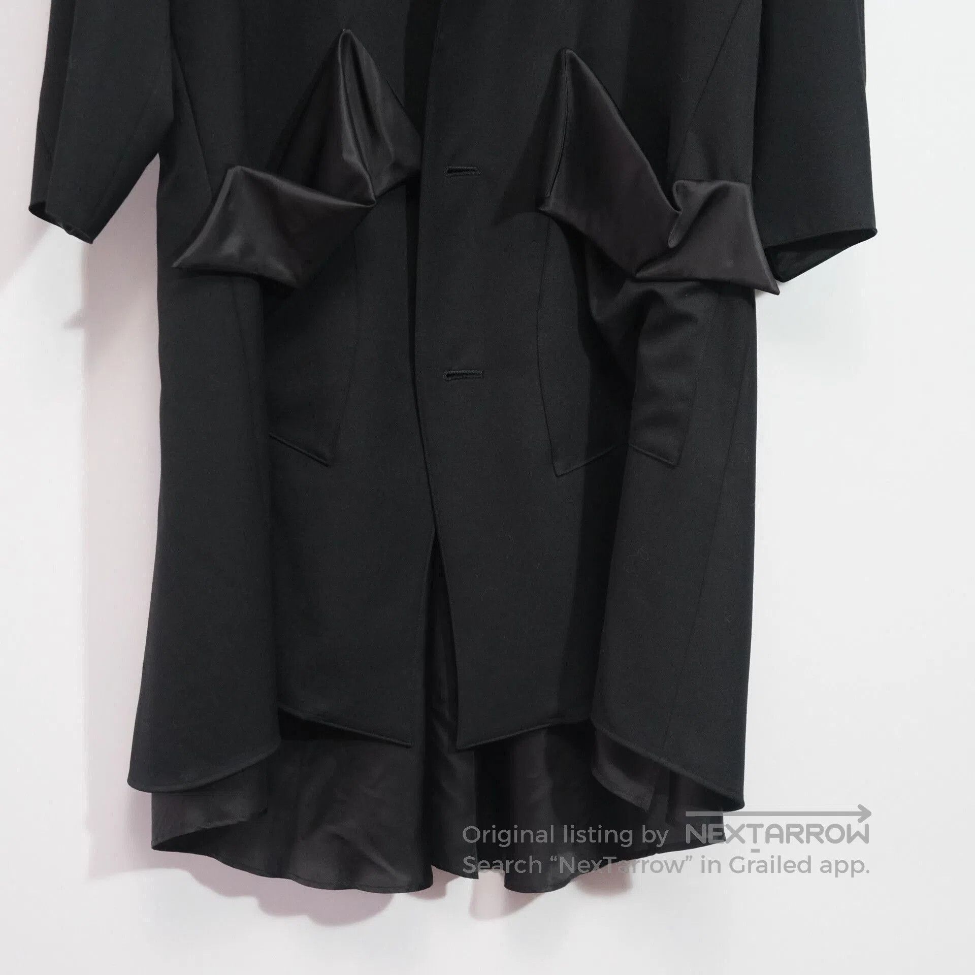 Sulvam Stylish Black Coat by Sulvam. Size US M / EU 48-50 / 2 - 6 Thumbnail