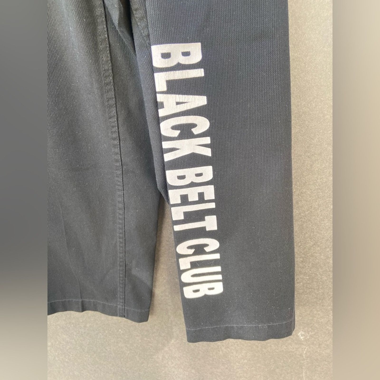 Vintage VTG Black Belt Club Pants Size 28" / US 6 / IT 42 - 3 Thumbnail