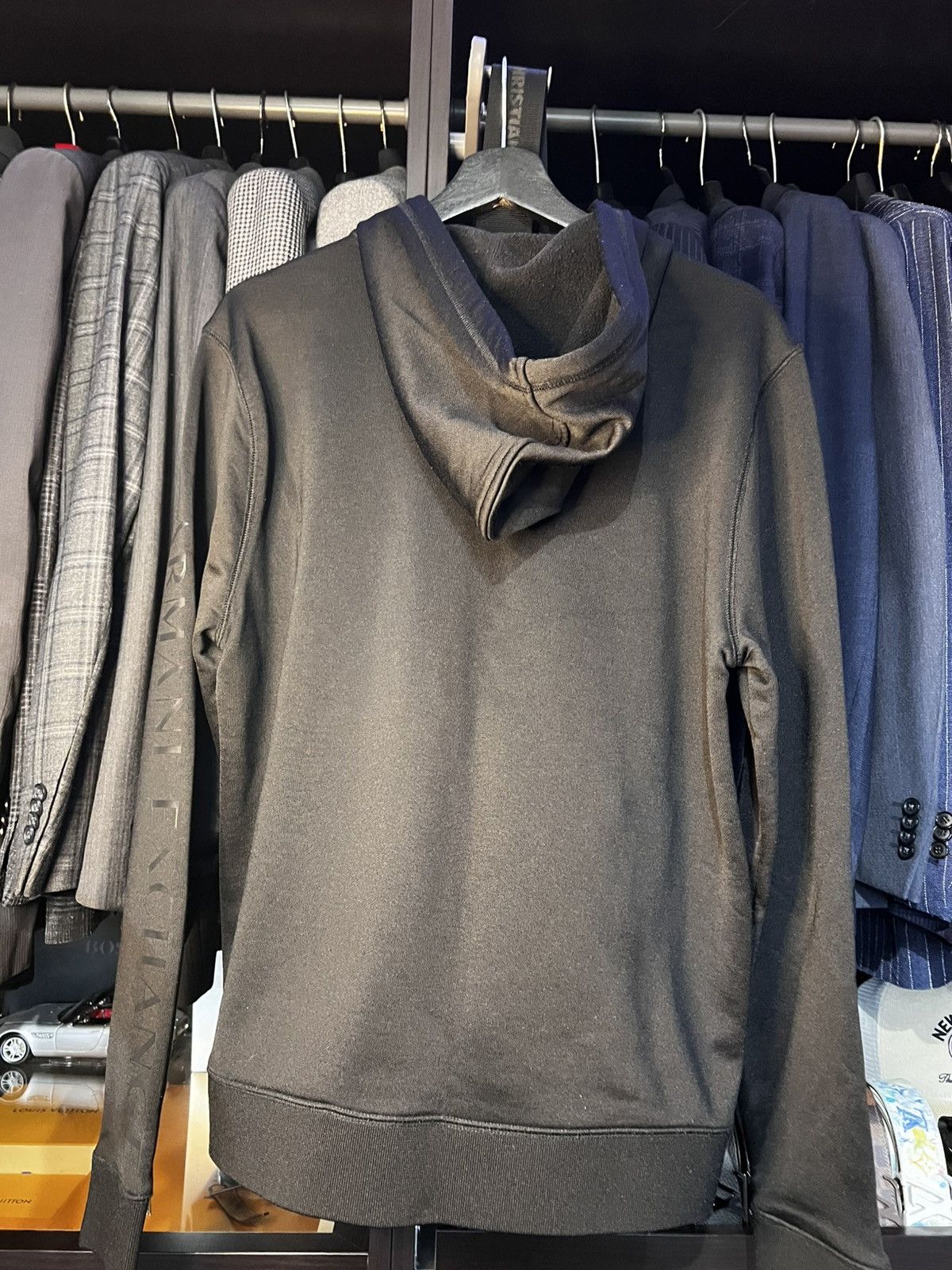 Armani × Armani Exchange Armani Exchange Zip Hoodie - Black. Size L Size US L / EU 52-54 / 3 - 5 Thumbnail