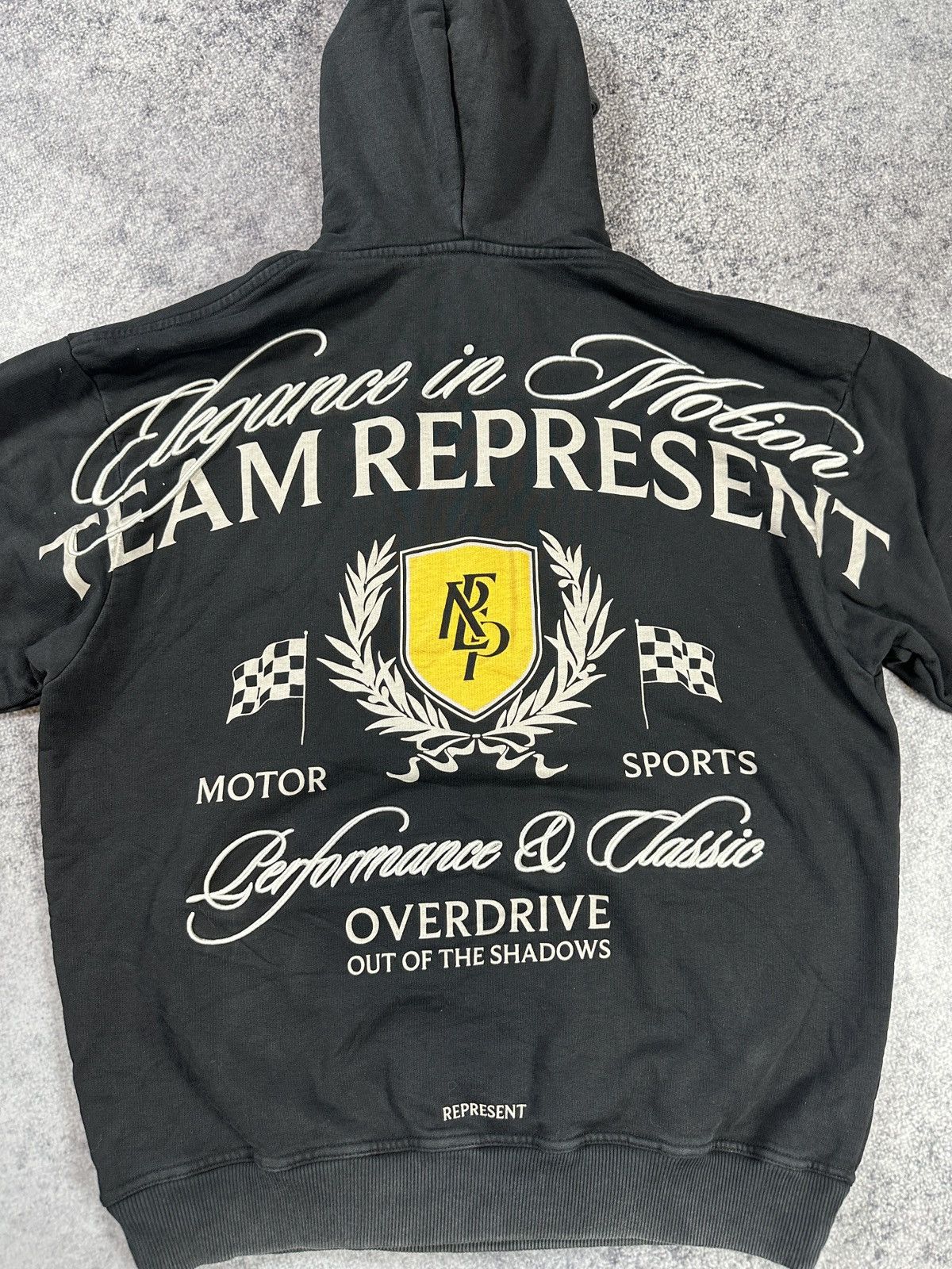 Represent Clo. Team Represent Big Back Logo Hoodie Streetwear S Rare Y2K Size US S / EU 44-46 / 1 - 2 Thumbnail