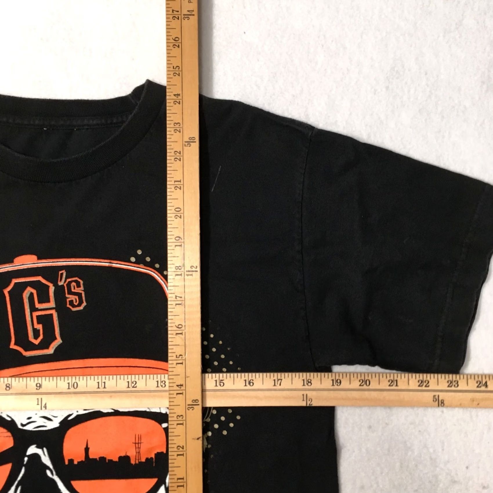 Vintage Alstyle SF Giants Shirt Mens Medium black Cotton skeleton skull MR. COOL T Size US M / EU 48-50 / 2 - 3 Thumbnail