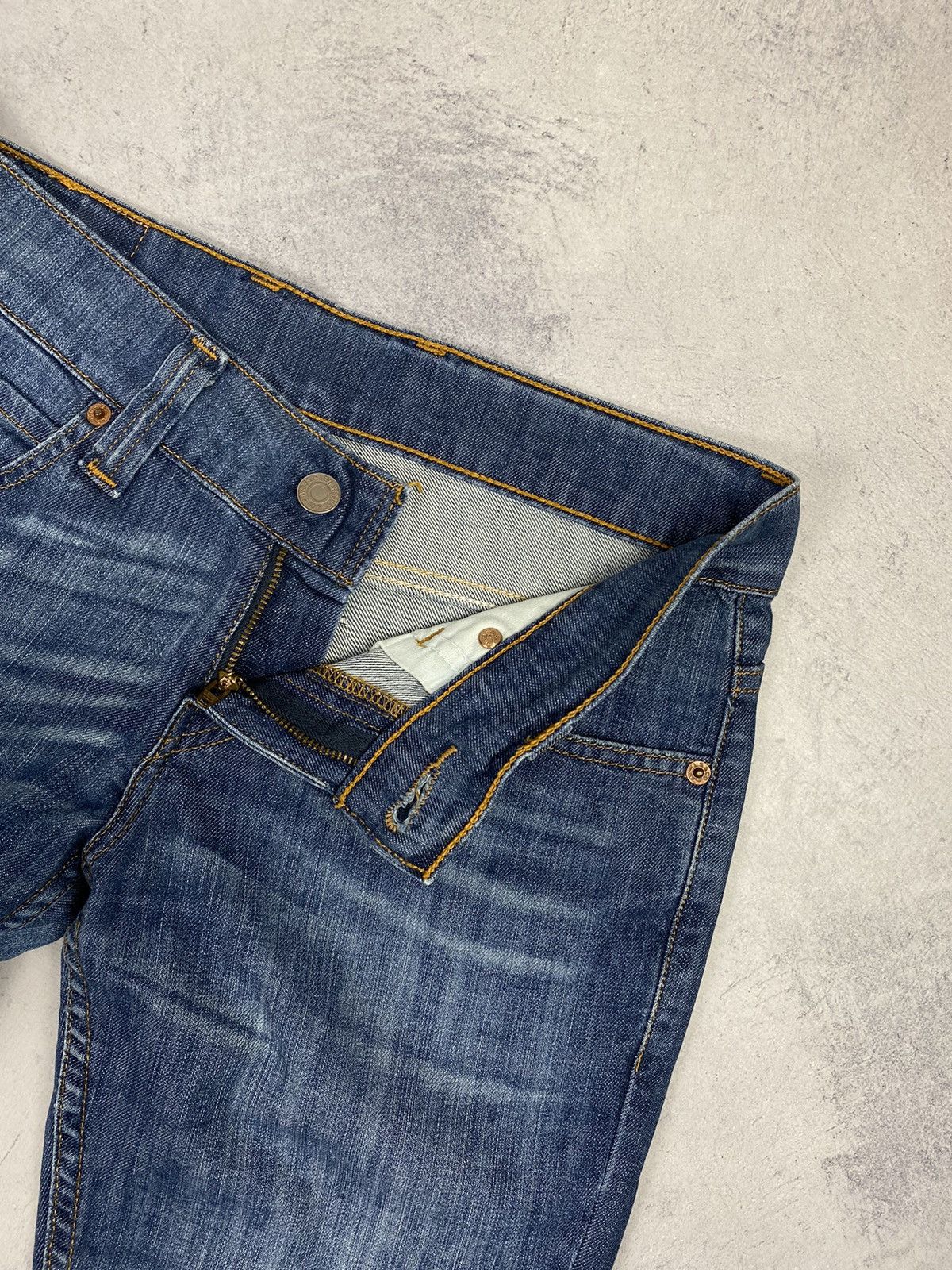 Levi's × Vintage Vintage 00s Levis Dark Blue Wash Denim Jeans y2k Size 28" / US 6 / IT 42 - 8 Thumbnail
