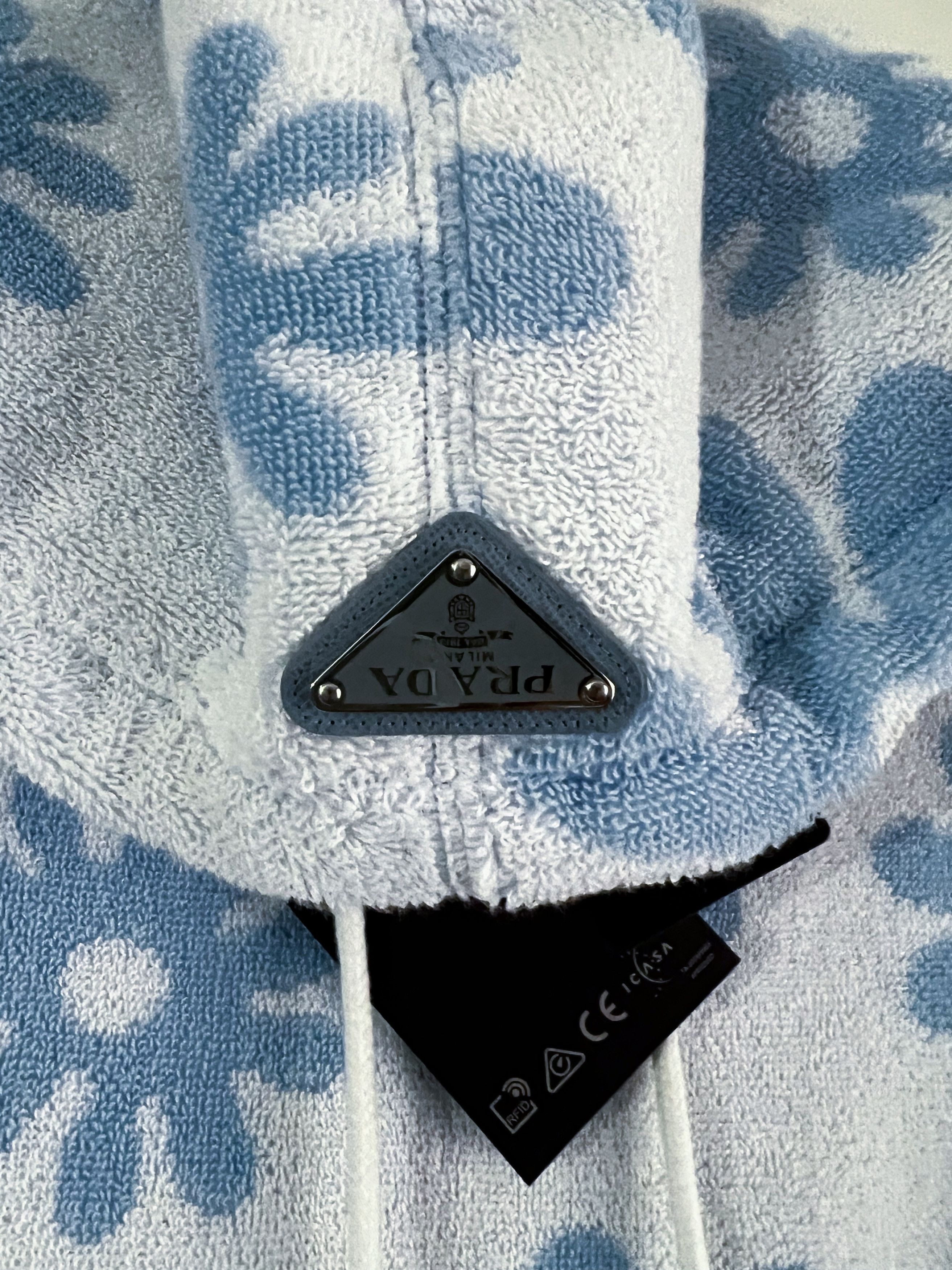 Prada PRINTED TERRY-COTTON HOODIE Size US S / EU 44-46 / 1 - 4 Thumbnail