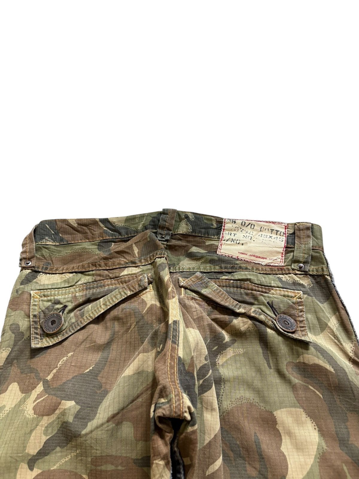 Japanese Brand Vintage Japanese Brand Hybrid Cargo Mud Wash Distressed Jean Size US 30 / EU 46 - 8 Thumbnail