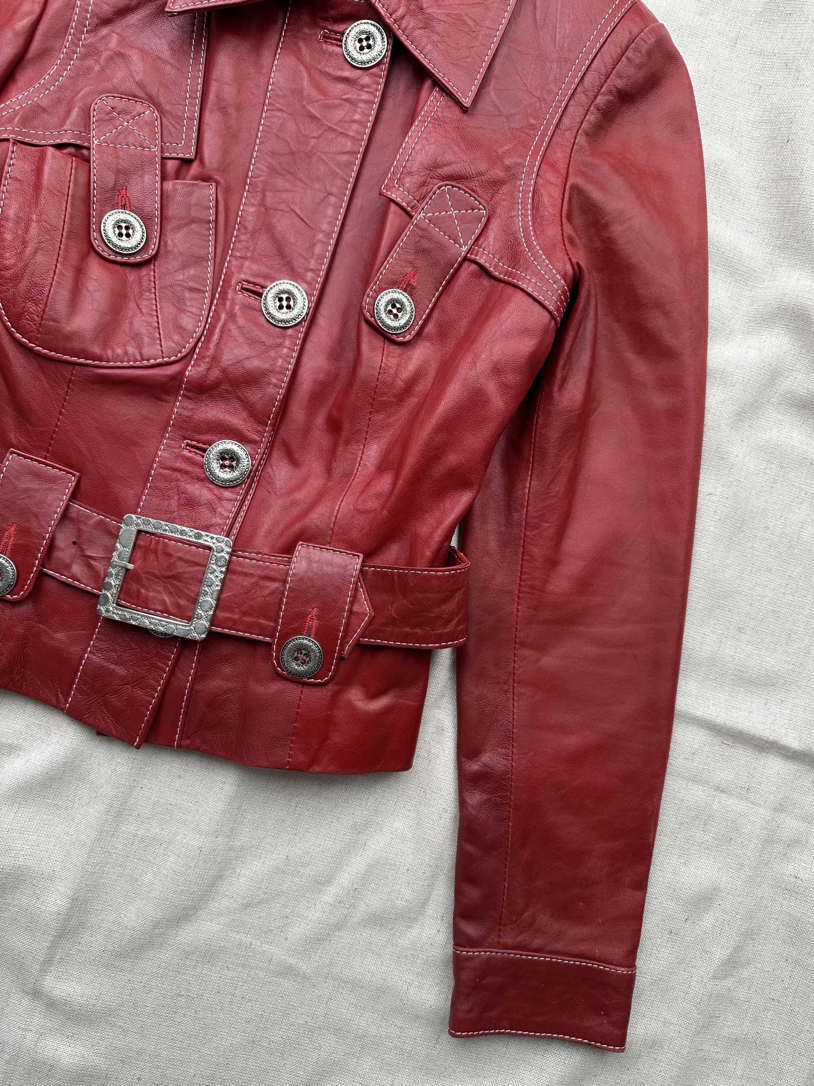 Japanese Brand Vintage Leather Jacket Size S / US 4 / IT 40 - 5 Thumbnail