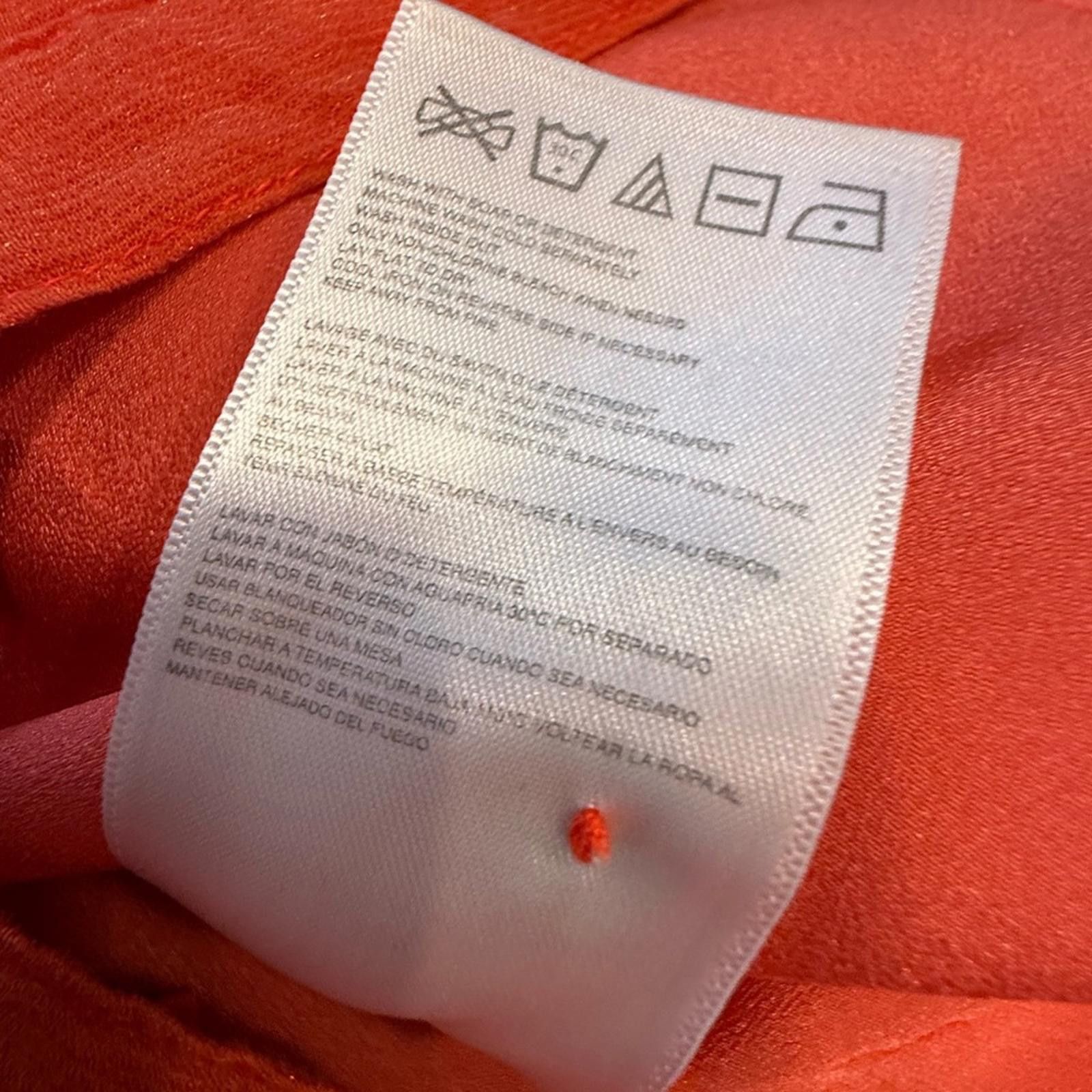 Quiksilver Quick Silver reddish orange beachy shirt dress lace SZ LG Size L / US 10 / IT 46 - 9 Thumbnail