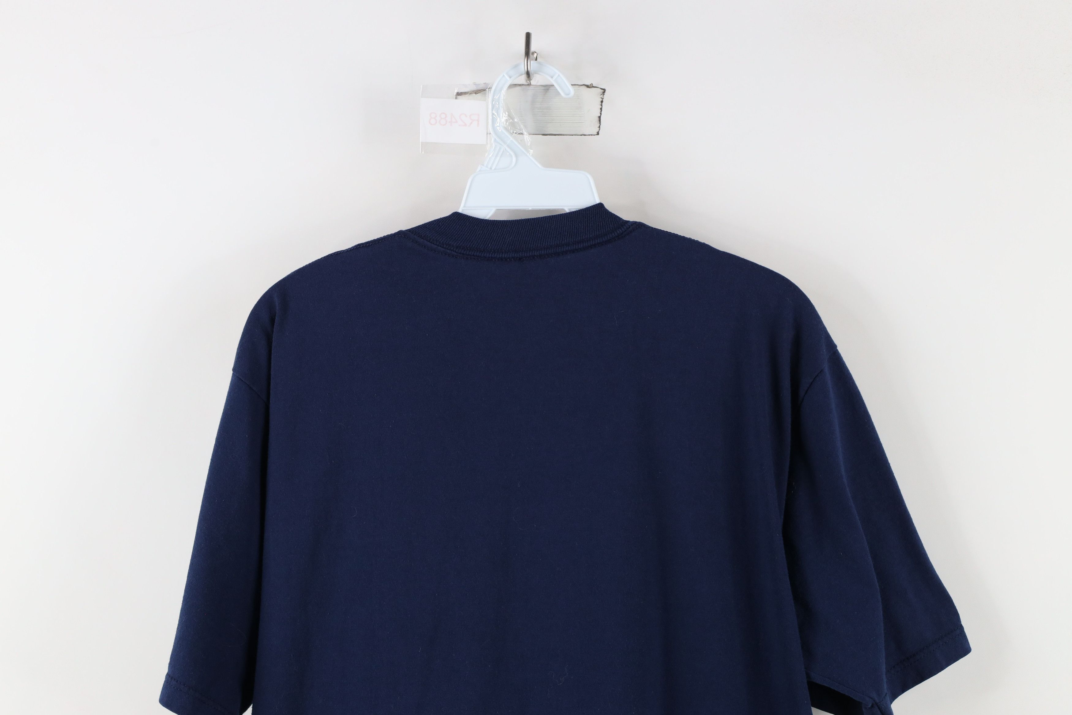 Vintage Vintage 90s Country Primitive Farmhouse T-Shirt Blue USA Size L / US 10 / IT 46 - 13 Thumbnail