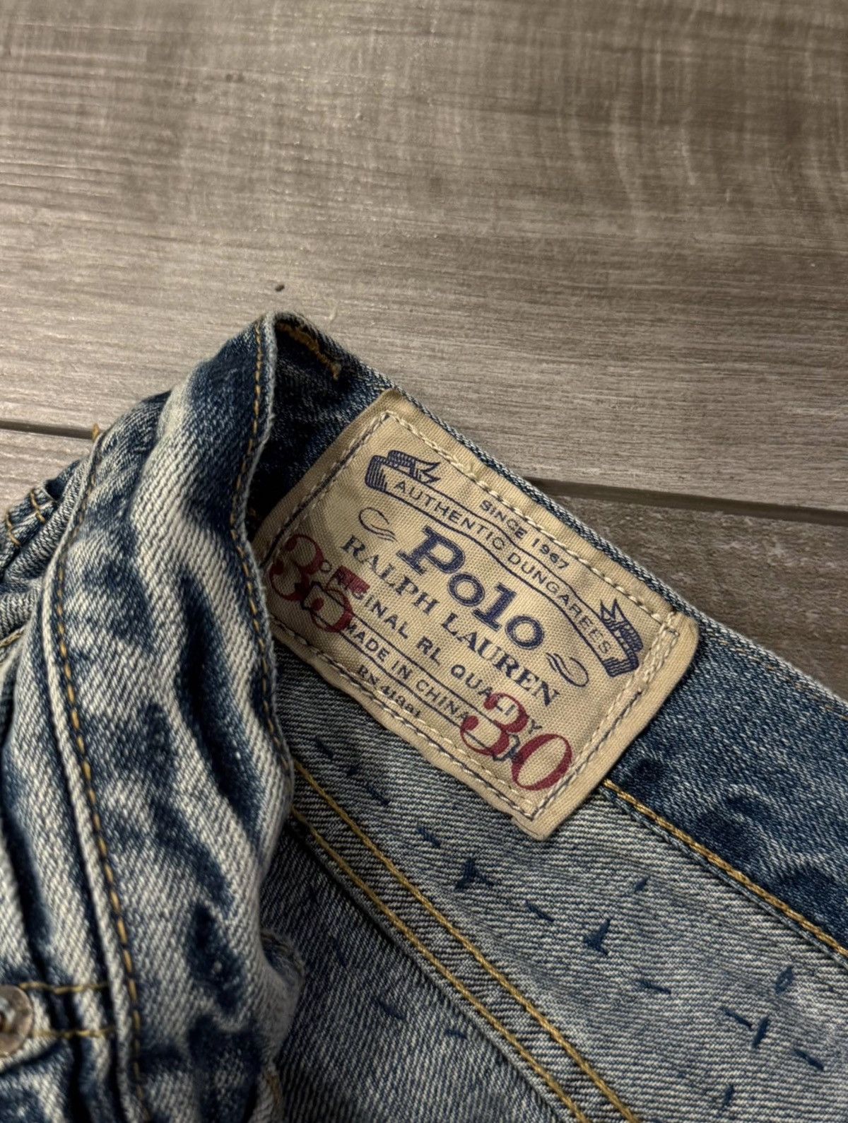 Denim & Supply Ralph Lauren Ralph Lauren Polo Aztec Sashiko Repaired Patchwork denim Size US 30 / EU 46 - 8 Thumbnail