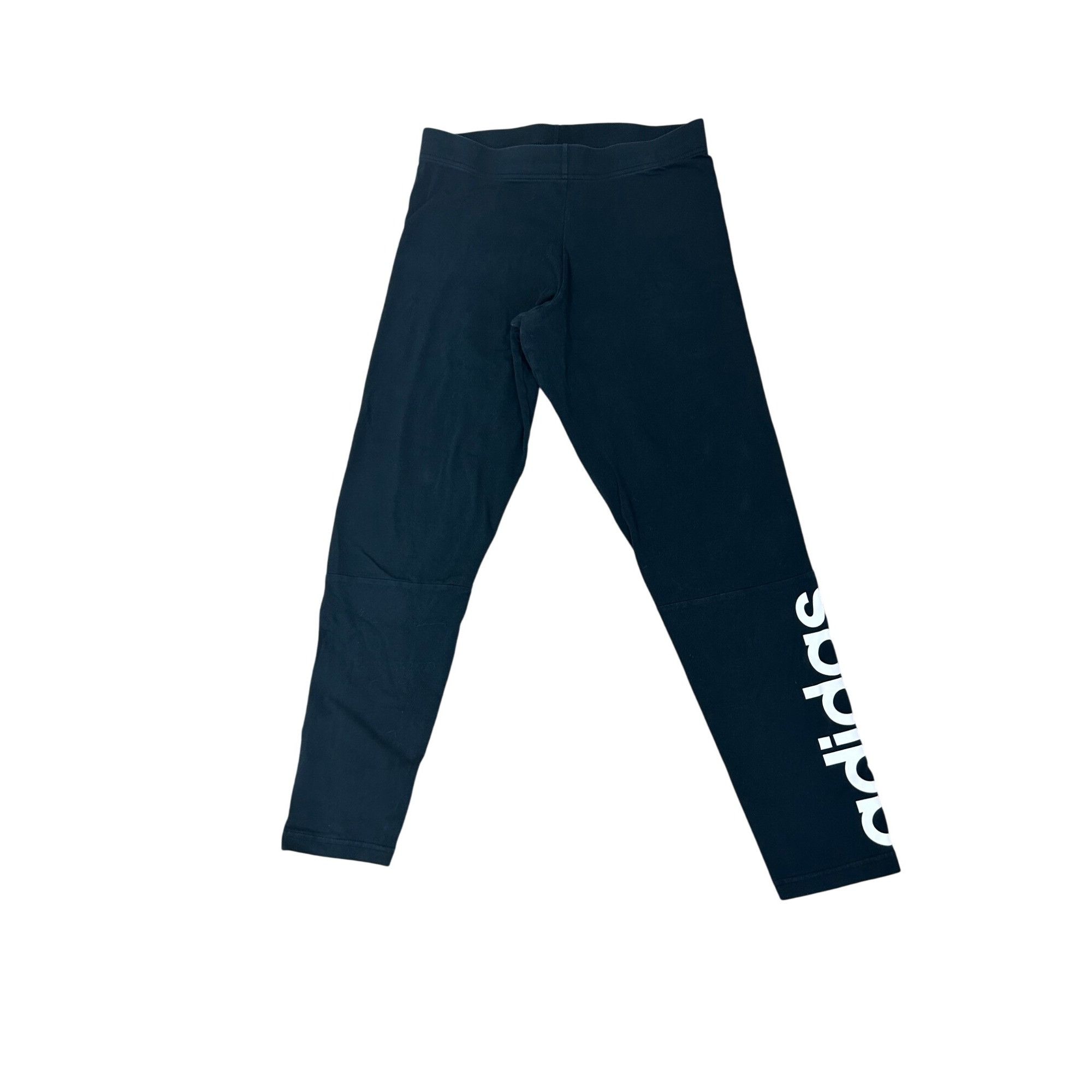 Adidas Adidas Women Leggings Ankle Black Logo Activewear Athleisure Size 28" / US 6 / IT 42 - 1 Thumbnail
