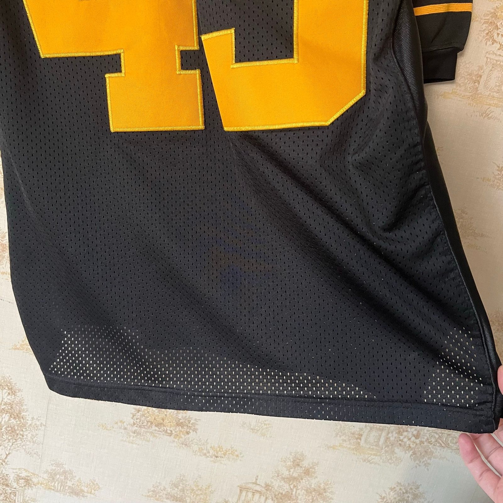 Reebok Troy Polamalu Pittsburgh Steelers Jersey | 75th Patch | 52 Size US XL / EU 56 / 4 - 18 Thumbnail