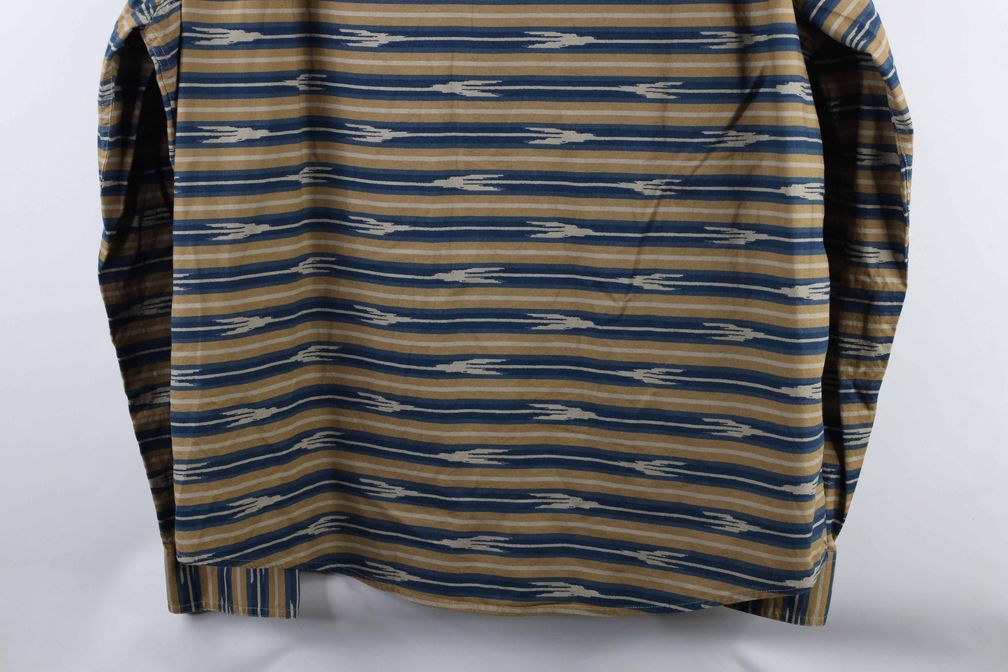 L.L. Bean × Vintage LL Bean Striped Southwestern Fiesta Collared Button Shirt Size US XL / EU 56 / 4 - 9 Thumbnail