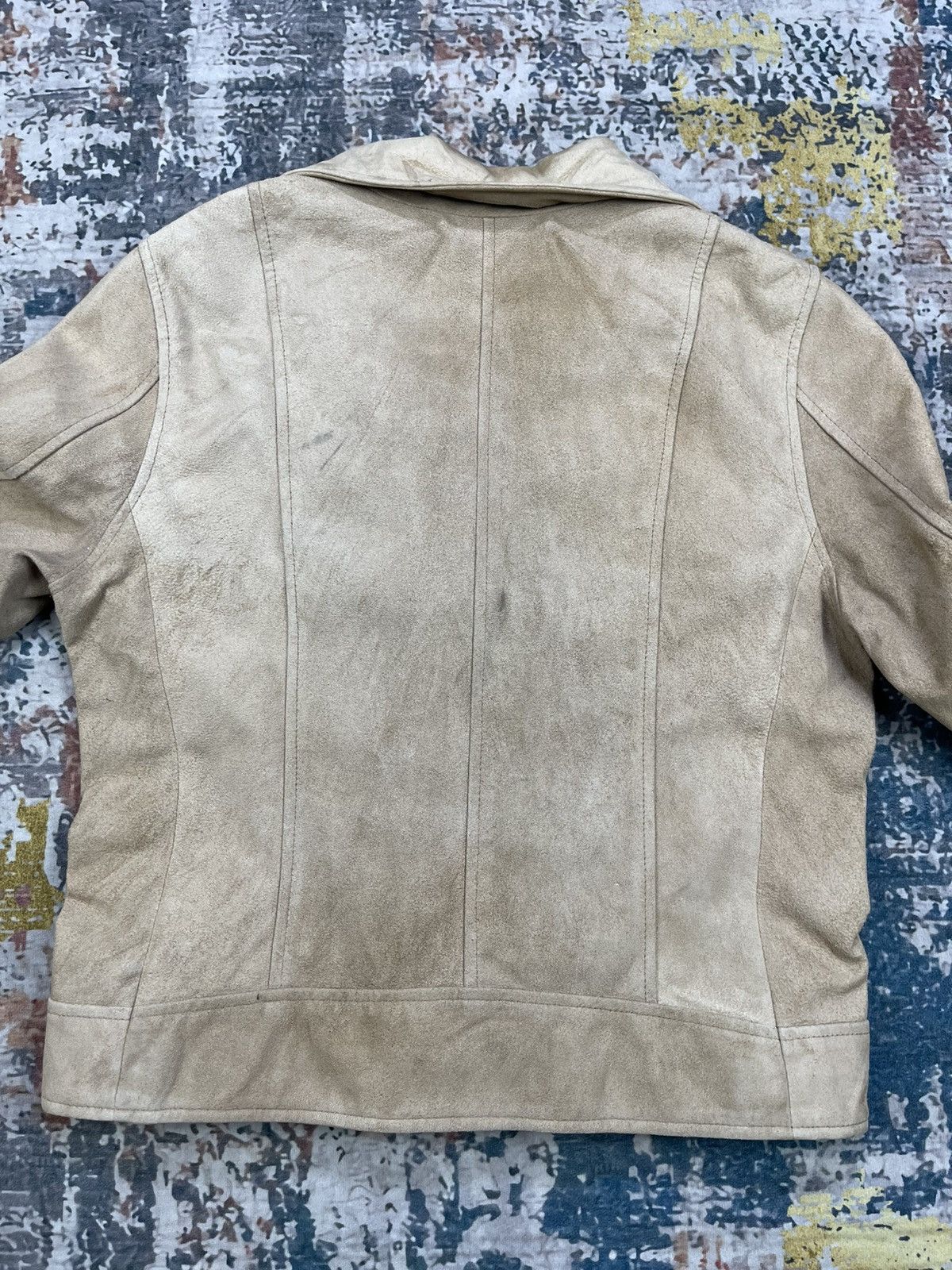 United Arrows United Arrow Suede Leather Rider Jacket Size S / US 4 / IT 40 - 3 Thumbnail