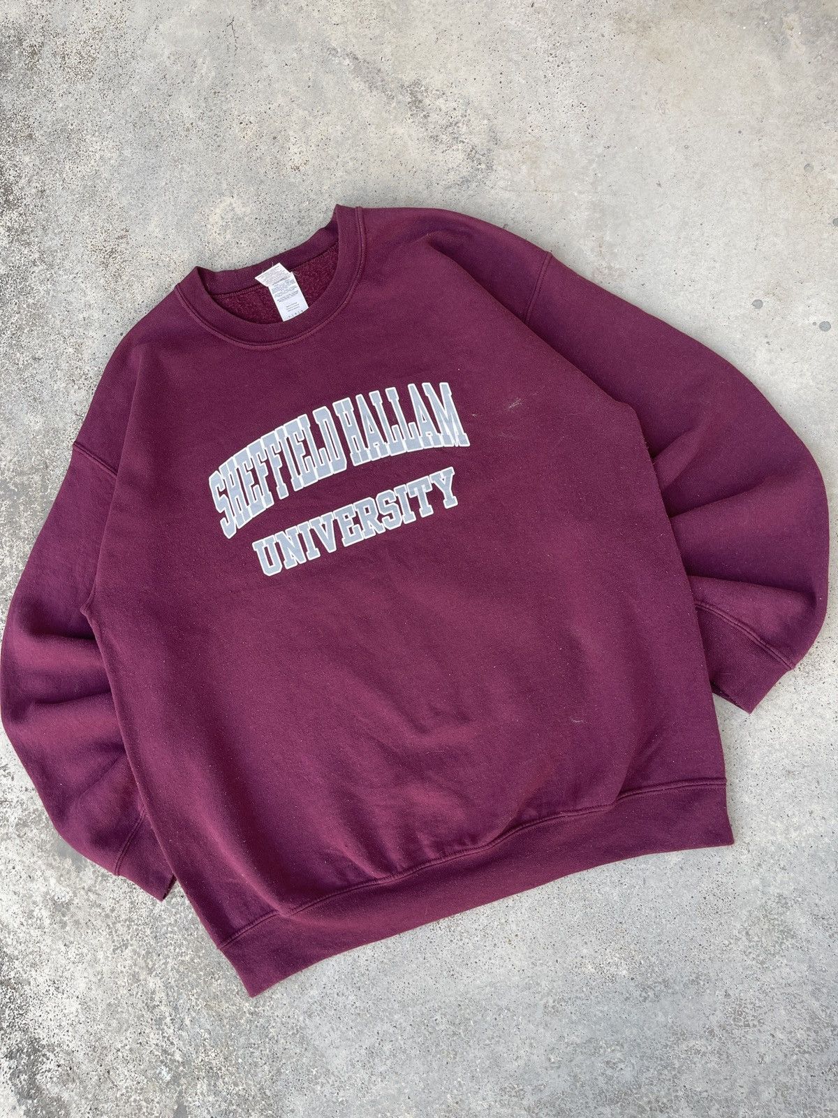 Vintage Vintage Crewneck Sheffield Hallam University Sweatshirt Size US L / EU 52-54 / 3 - 2 Thumbnail