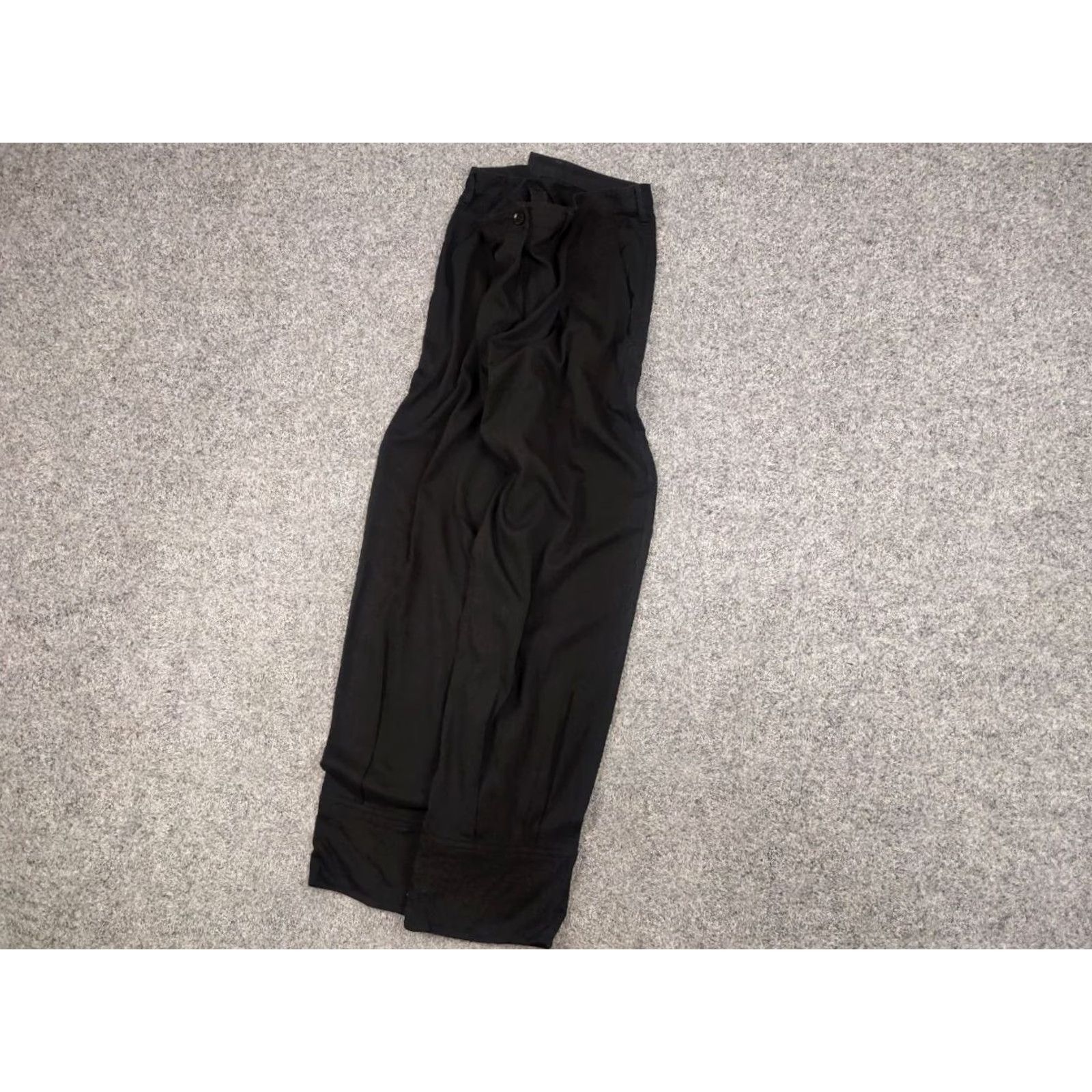 Yohji Yamamoto VINTAGE Yohji Yamamoto Baggy pants Shirt Mens 34 Black Cotton Linen Japan 90s Style Baggy Pant Size US 34 / EU 50 - 3 Thumbnail