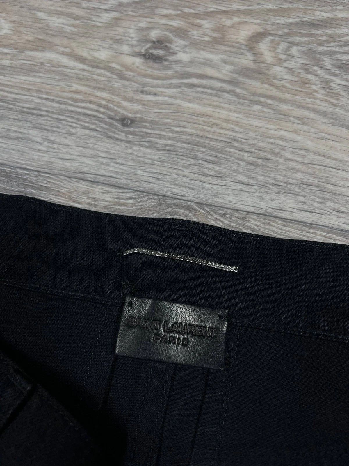 Saint Laurent Paris Saint laurent SLP Faded Black D02 Whisker Denim Hedi Slimane Size US 32 / EU 48 - 12 Thumbnail