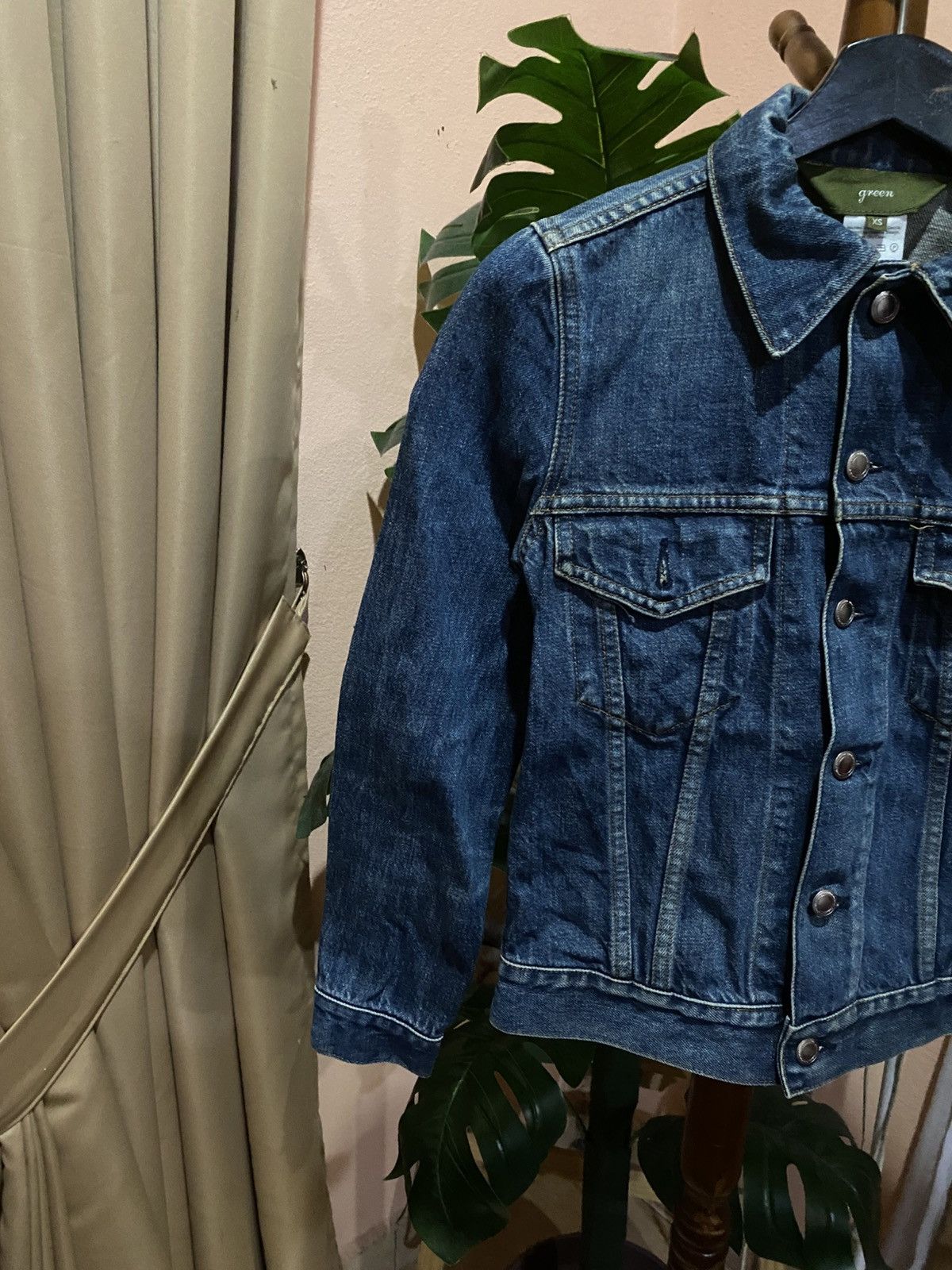 Japanese Brand Vintage Japanese Denim Jacket by Green – Made in Japan Size US XXS / EU 40 - 7 Thumbnail