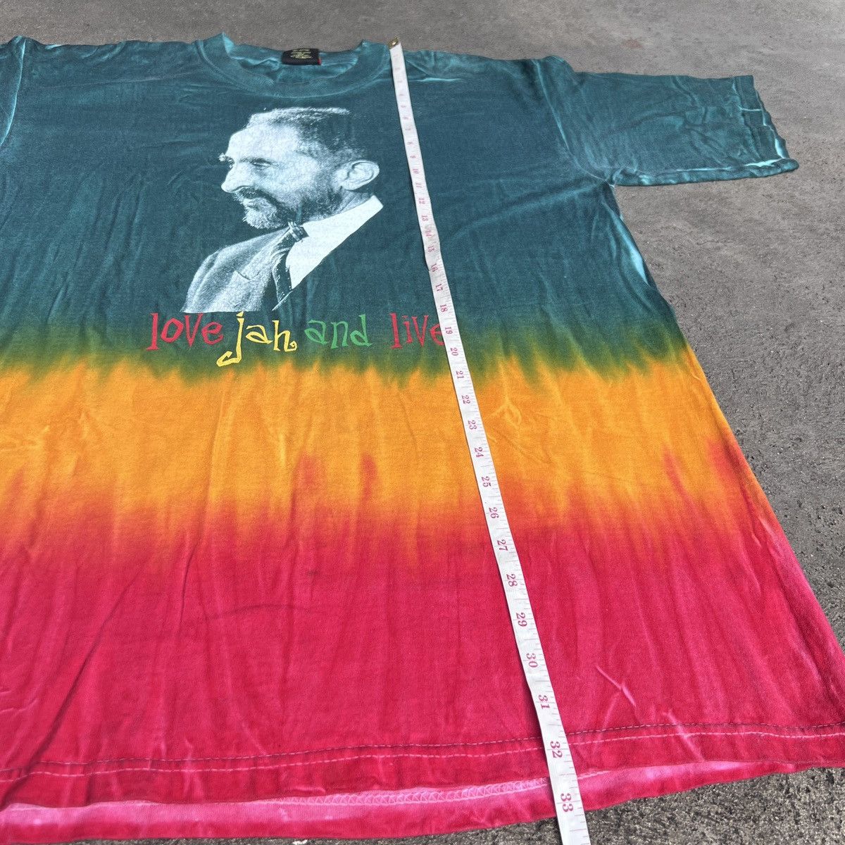 Band Tees Vintage Y2K Haile Selassie Love Jah And Live Cooyah Tee XL Size US XL / EU 56 / 4 - 8 Thumbnail