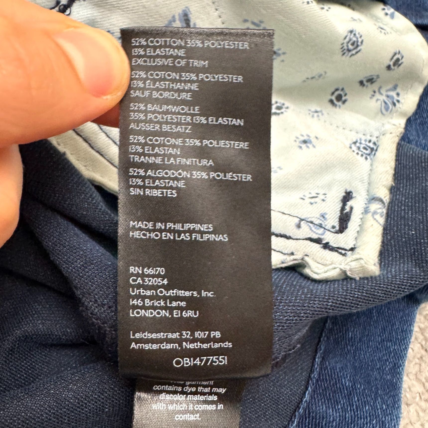 Anthropologie Pilcro Anthropologie Asymmetrical Zip Denim Moto Jacket Womens XS Pettie Blue Jacket Size XXS / US 00 / IT 34 - 7 Thumbnail