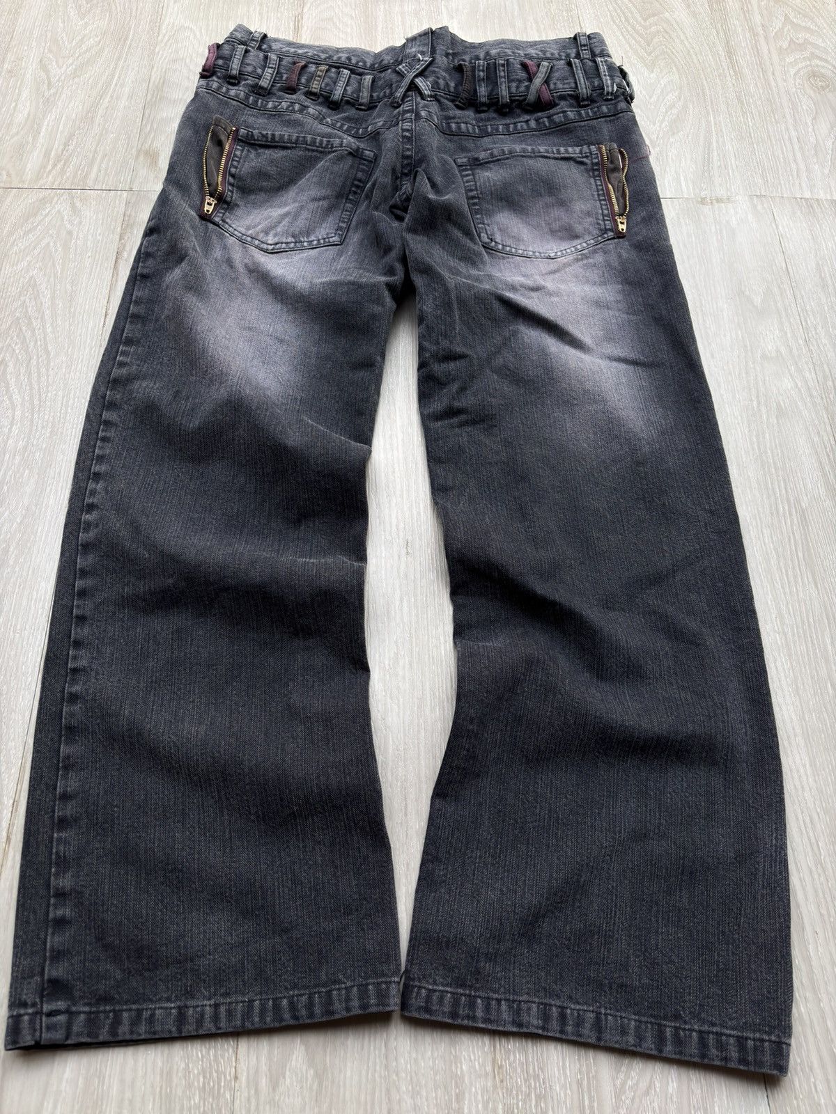 Japanese Brand IN THE ATTIC double waist flare jeans Size US 29 - 6 Thumbnail