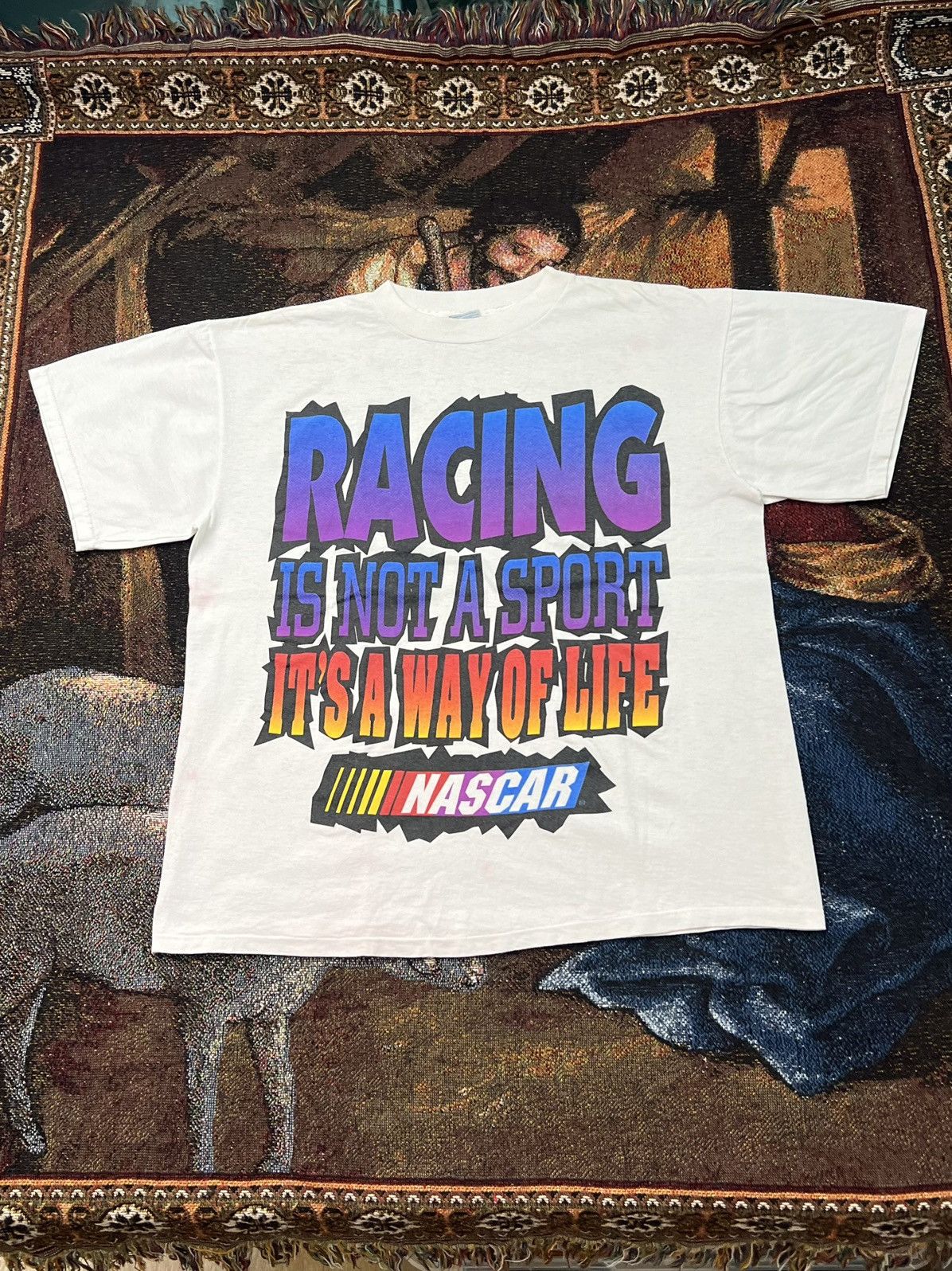 NASCAR Vintage NASCAR Quotes Tee Size US L / EU 52-54 / 3 - 2 Thumbnail