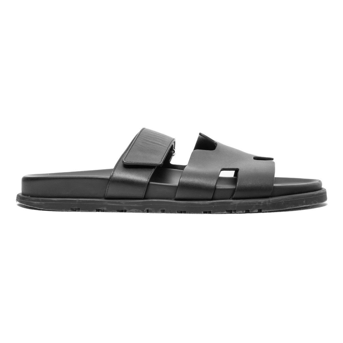 Hermes Chypre Sandal Calfskin Black Size US 9 / EU 42 - 2 Thumbnail