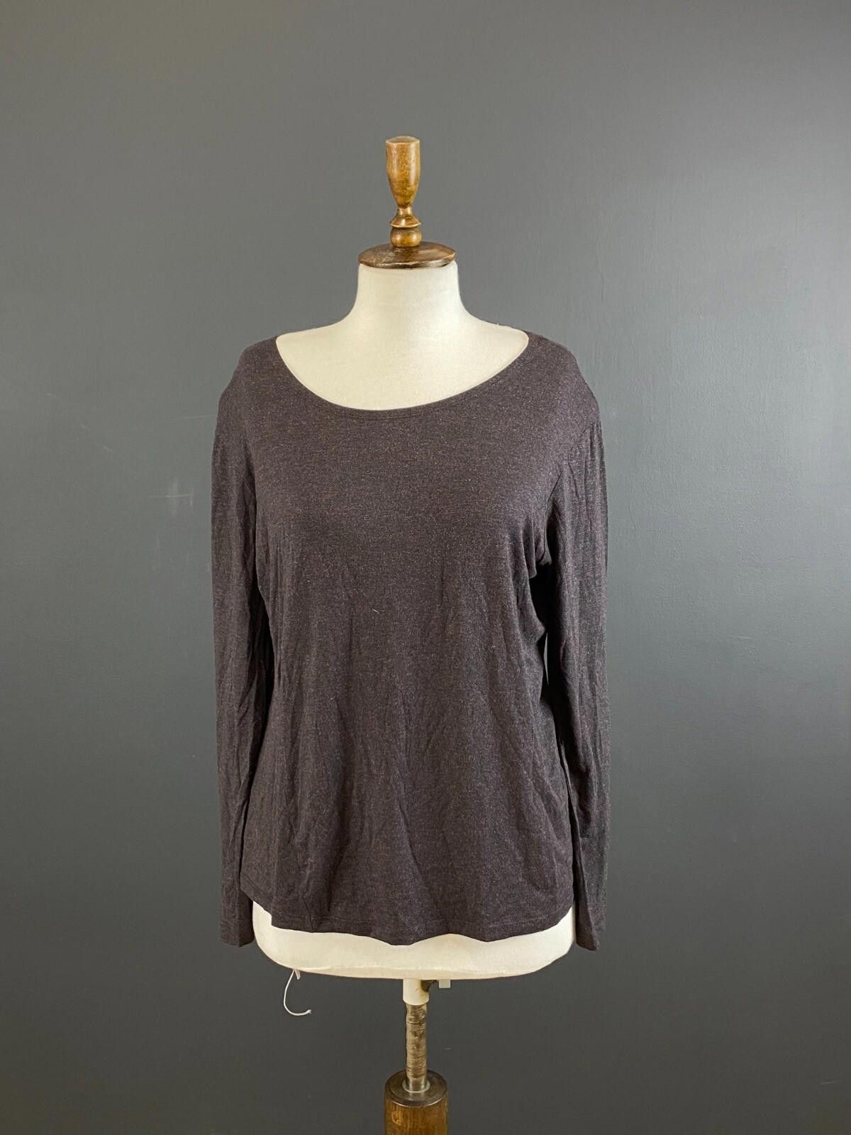 Designer Lilith Brown Long Sleeve Rop Pullover Shirt Size M / US 6-8 / IT 42-44 - 1 Thumbnail