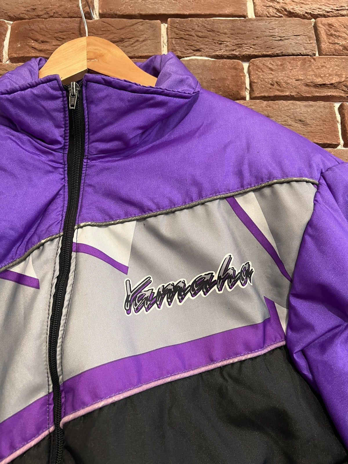 Vintage Vintage Yamaha Racing Bomber Jacket Motor speed streetwear Size US L / EU 52-54 / 3 - 4 Thumbnail