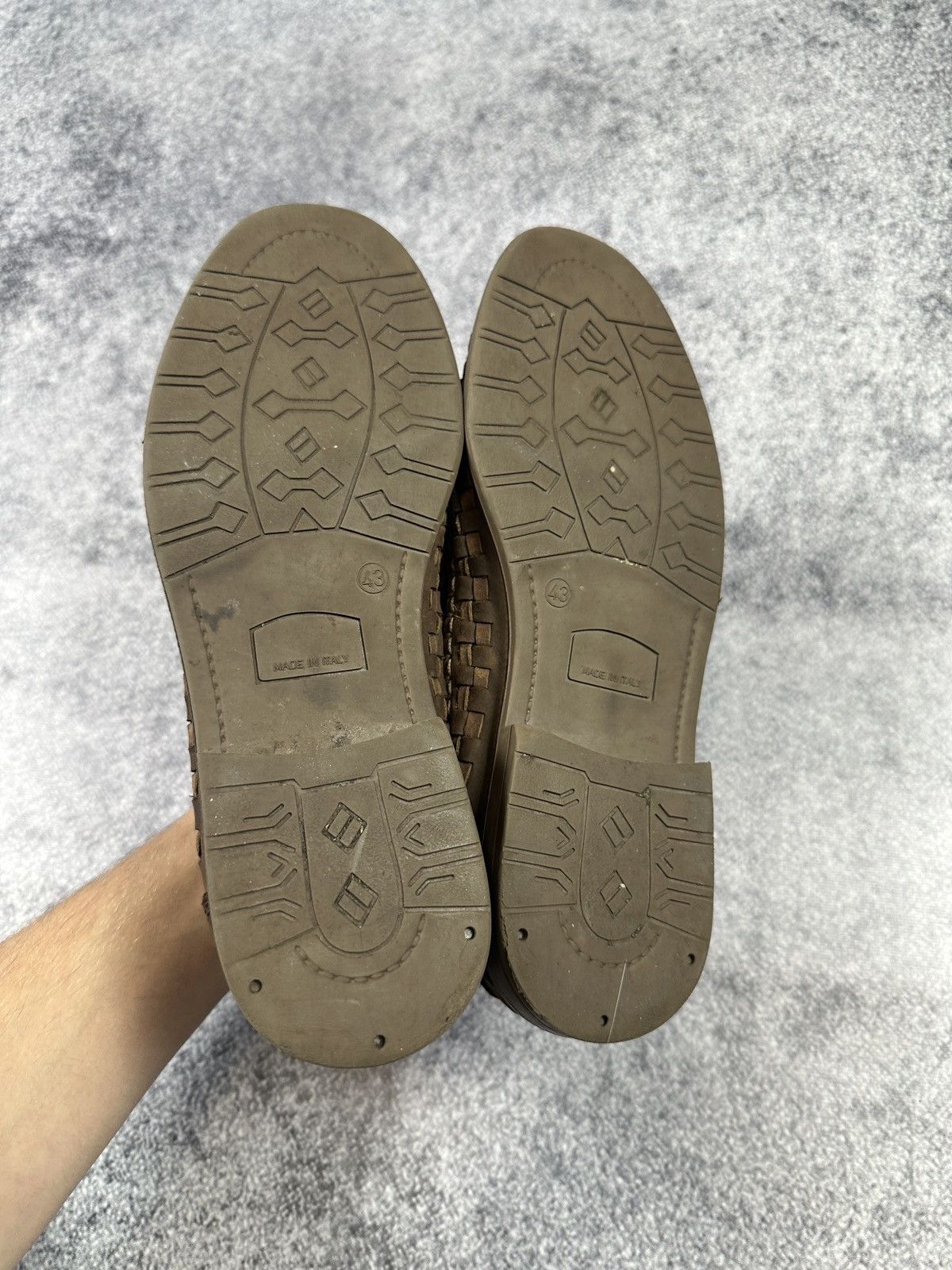 Leather Vintage Old Money Style Casual Leather Shoes Streetwear 43 Size US 9.5 / EU 42-43 - 4 Thumbnail