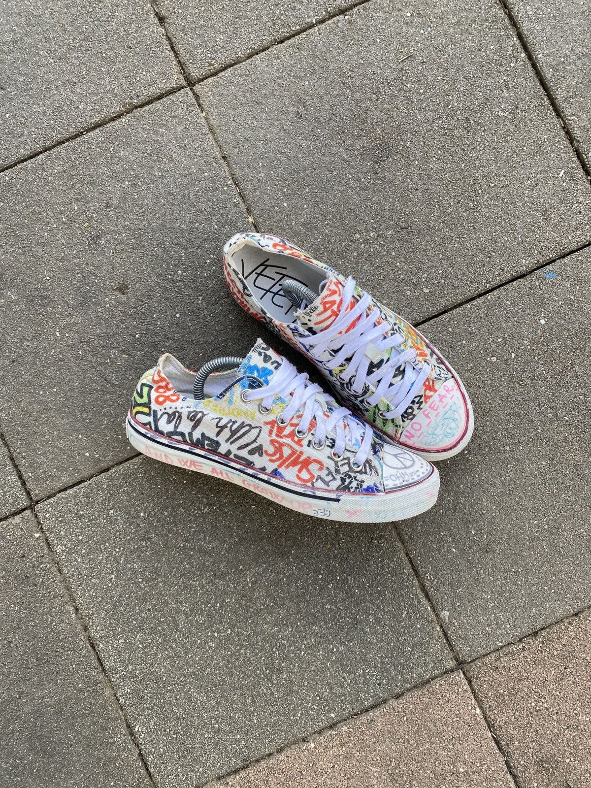 Vetements Vetements Graffiti Low Size US 6.5 / EU 39-40 - 9 Thumbnail
