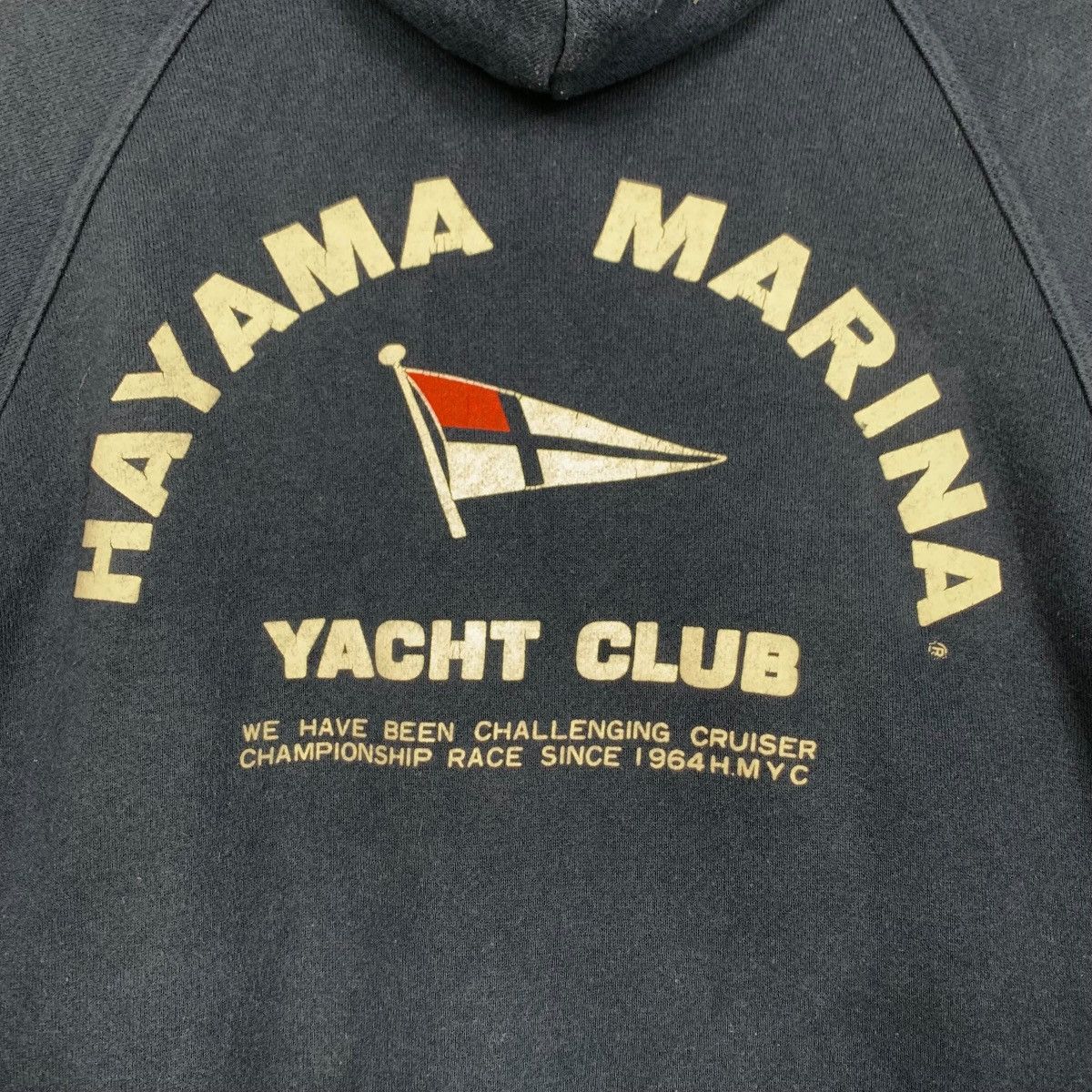 Japanese Brand HAYAMA MARINA Yacht Club Varsity Hoodies #2234-C99 Size US M / EU 48-50 / 2 - 17 Thumbnail