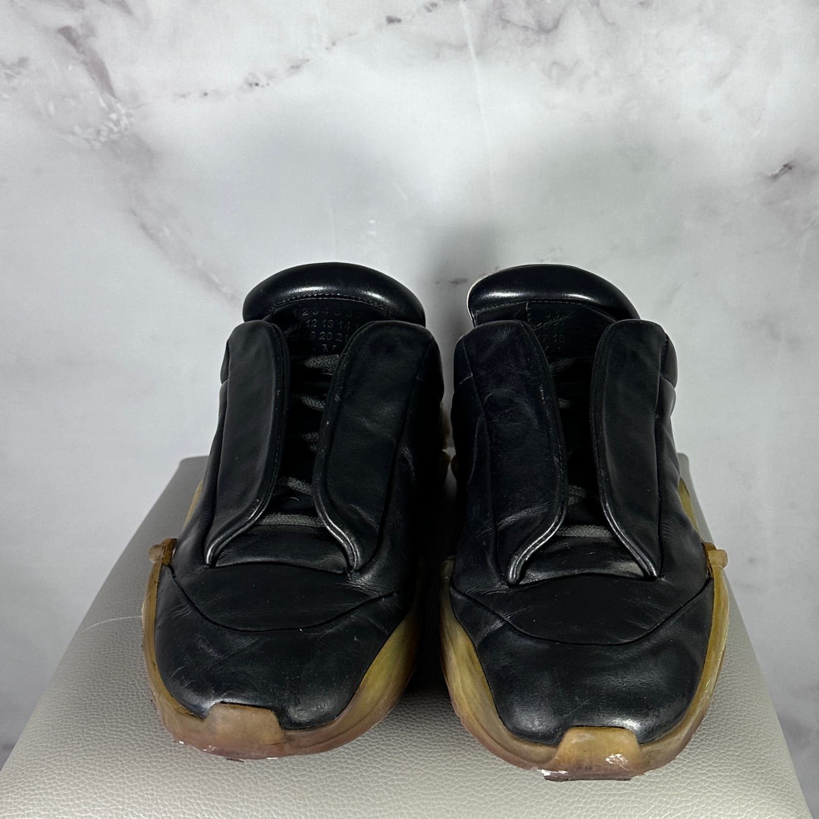 Maison Margiela New Future Low Black Leather Size US 8 / EU 41 - 8 Thumbnail