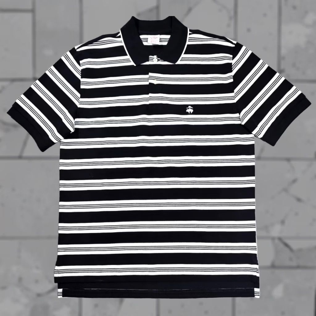 Brooks Brothers Brooks Brothers Polo Short Sleeve Black White Men M Performance Golden Fleece Polo Shirt Mens Regular Pink Logo" Size US M / EU 48-50 / 2 - 1 Thumbnail