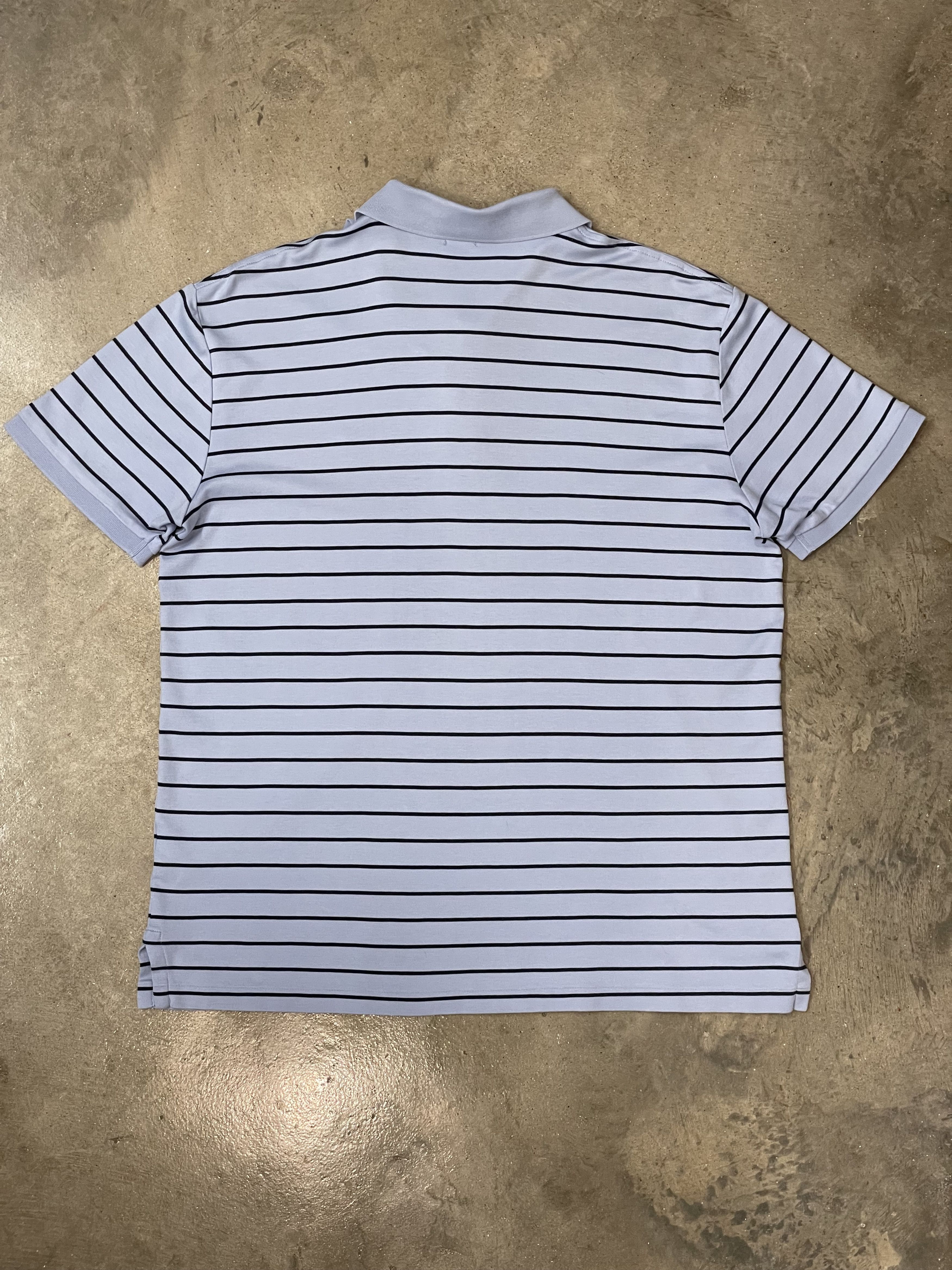 Polo Ralph Lauren Polo Ralph Lauren Slim Fit Blue Striped Polo Large Size US XL / EU 56 / 4 - 2 Thumbnail